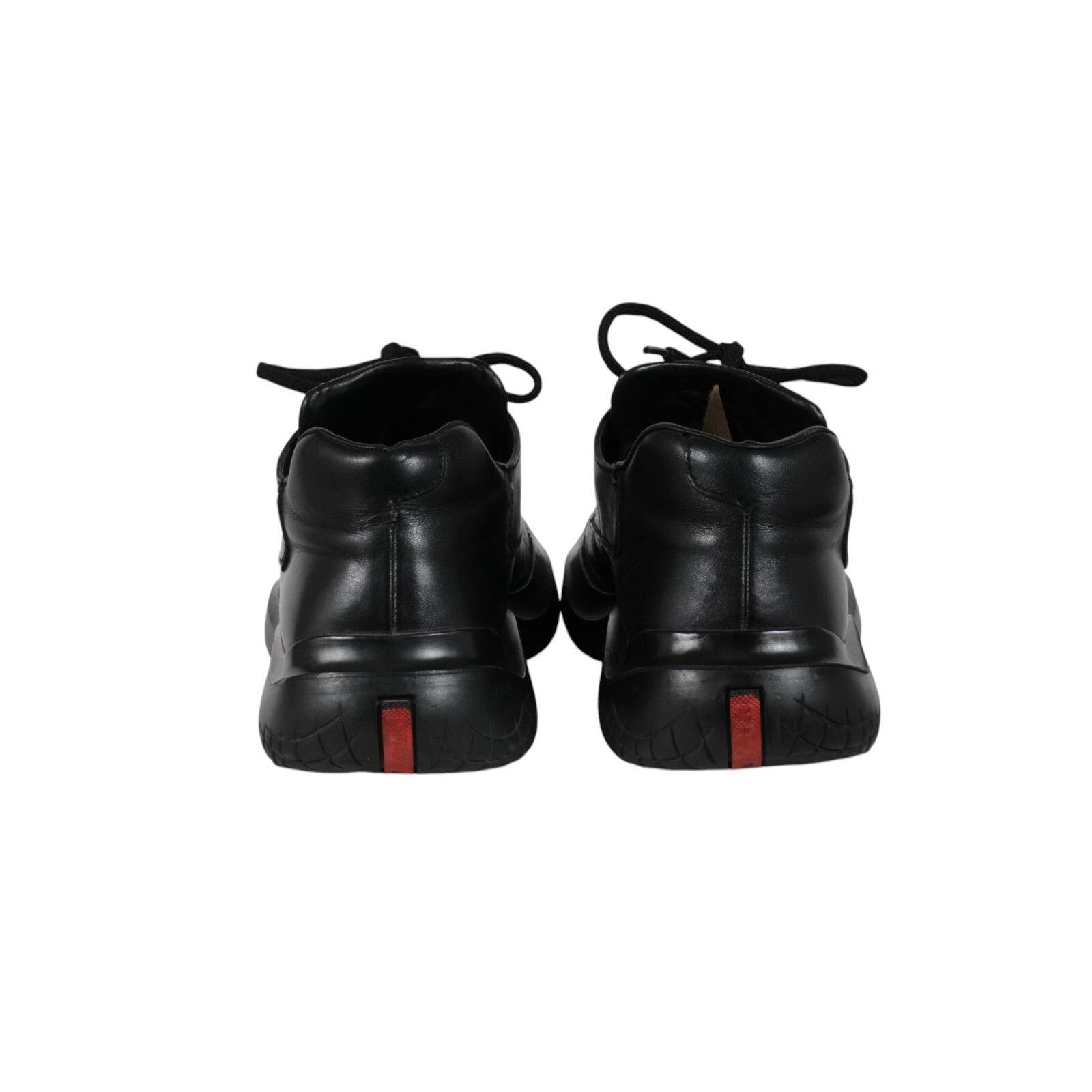 Prada AW99 Vtg Chunky Derby Black Leather - 02552 Size US 10.5 / EU 43-44 - 5 Thumbnail