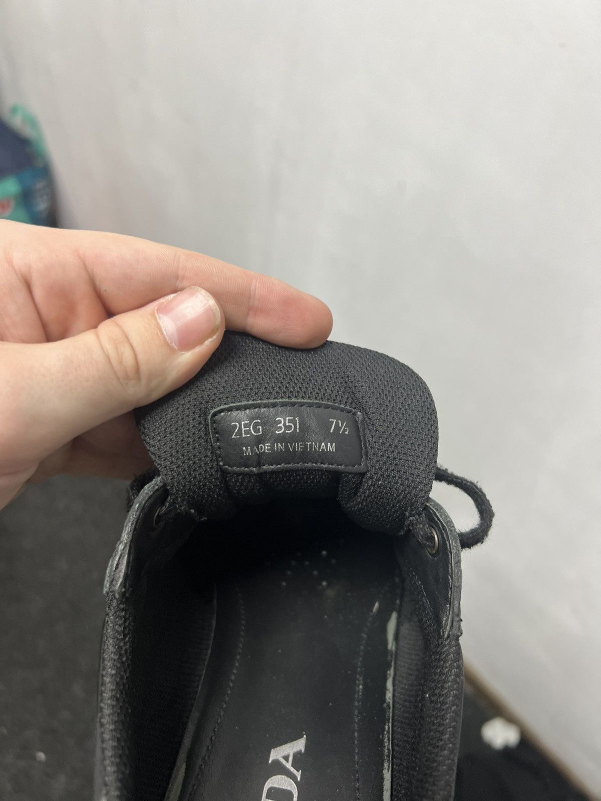 Prada Prada Milano Black Leather Shoes Trainers Size US 7.5 / EU 40-41 - 12 Thumbnail