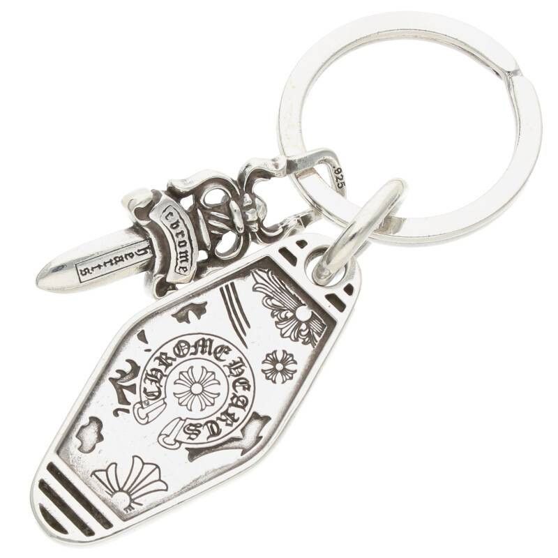 Chrome Hearts Chrome Hearts Hotel Key + Dagger Keychain | Grailed