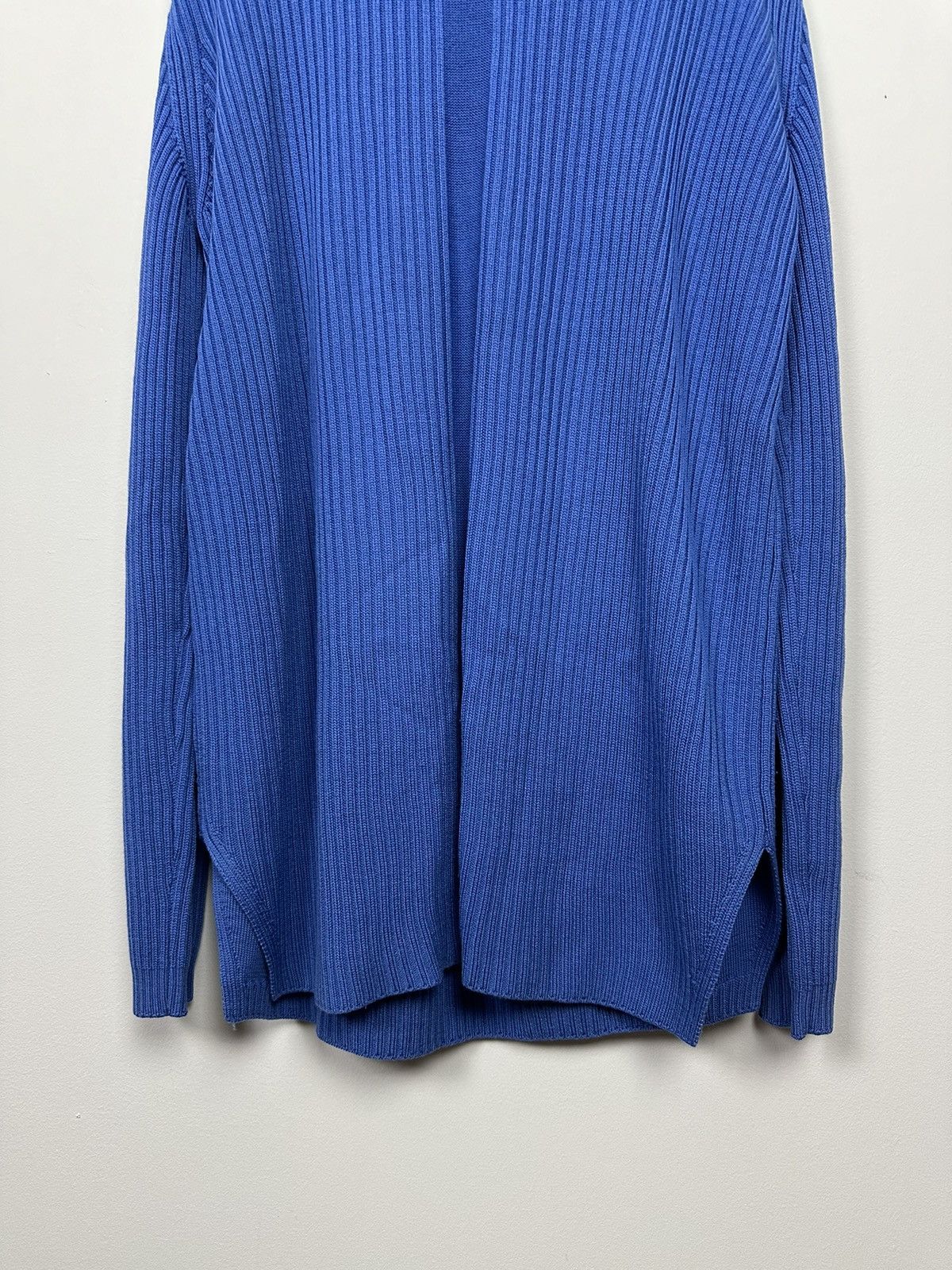 Rick Owens SS20 ‘TECUATL’ Blue Wool Geo Knit Sweater Size US L / EU 52-54 / 3 - 6 Thumbnail