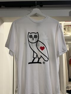 Drake's October's Very Own OVO North North Heather Grey T-Shirt Size Large