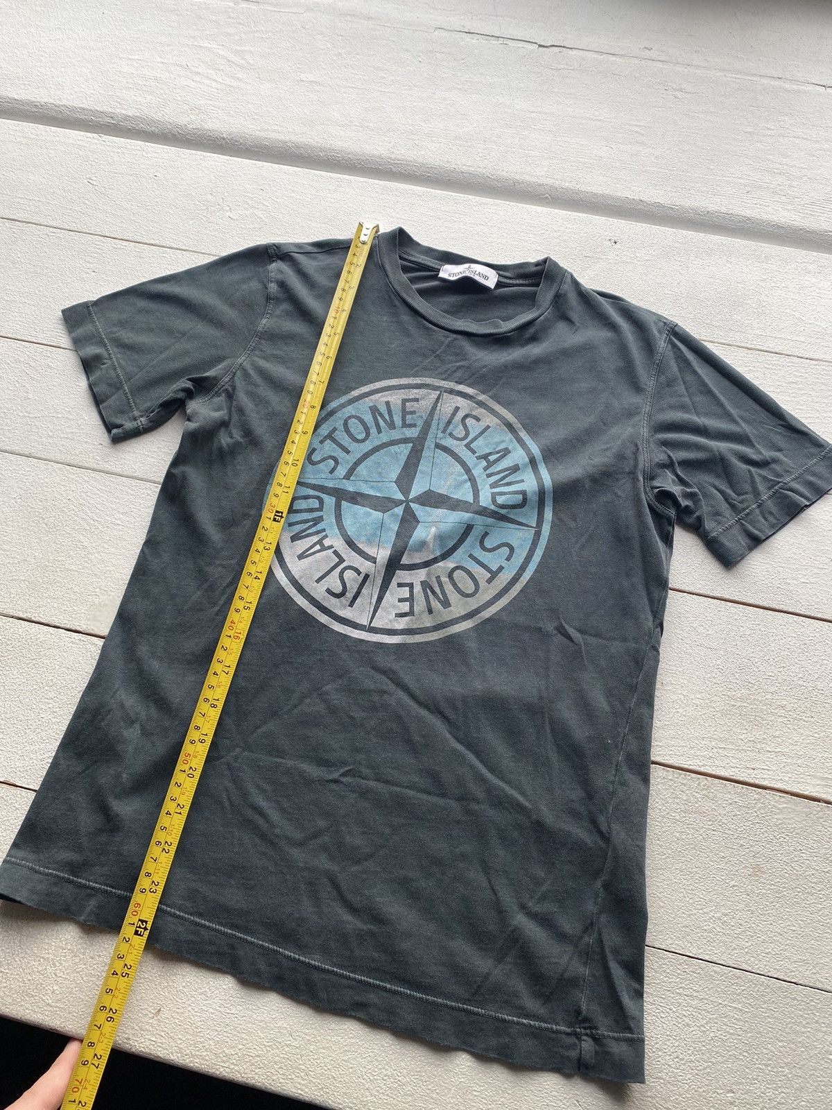 Stone Island 🔥Stone Island Blue Logo T Shirt Mens Small/Junior156 Rare Size US S / EU 44-46 / 1 - 9 Thumbnail