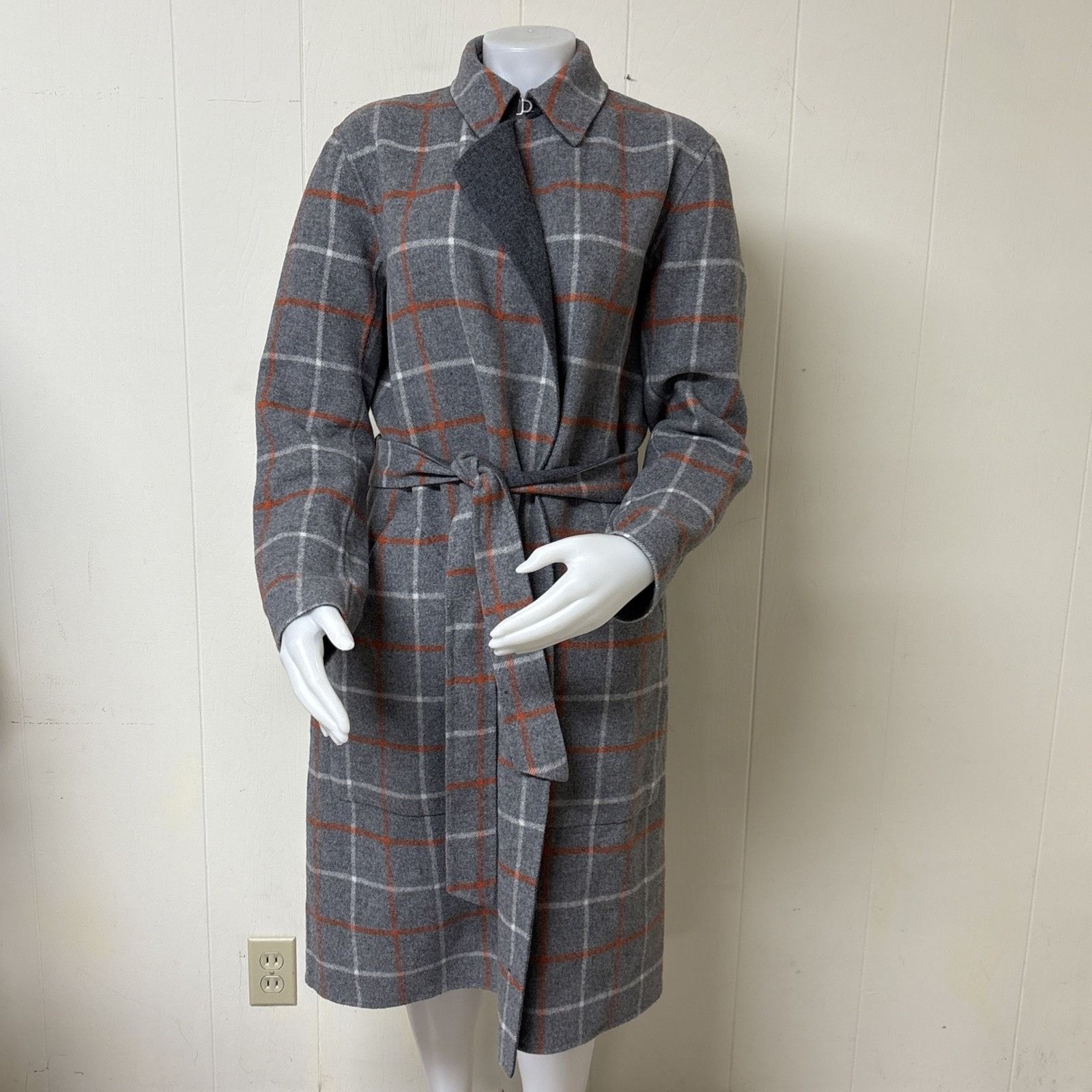 Rag & Bone Rag & Bone Rach Reversible Coat Womens S Belted Wool Blend G Size S / US 4 / IT 40 - 2 Thumbnail