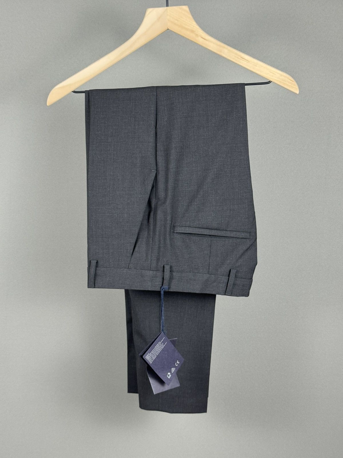Prada NWT PRADA GRAY WOOL PANTS PRADA LOGO Size US 30 / EU 46 - 1 Thumbnail