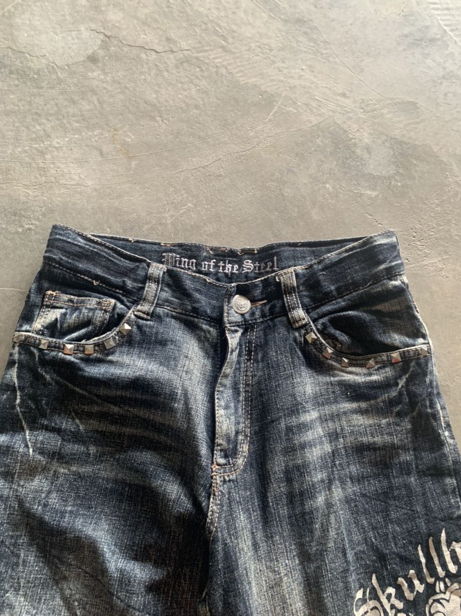 Hysteric Glamour Y2K style cross design chrome hearts/affliction inspired Size US 28 / EU 44 - 3 Thumbnail