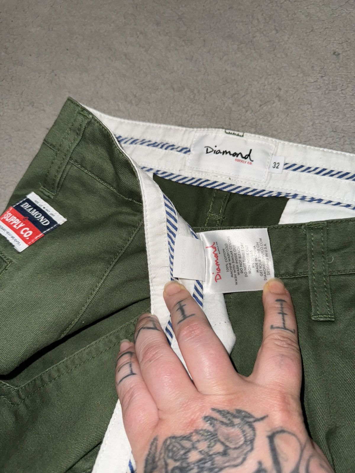 Diamond Supply Co. Diamond Supply Company Chino Work Pants Size US 32 / EU 48 - 4 Thumbnail