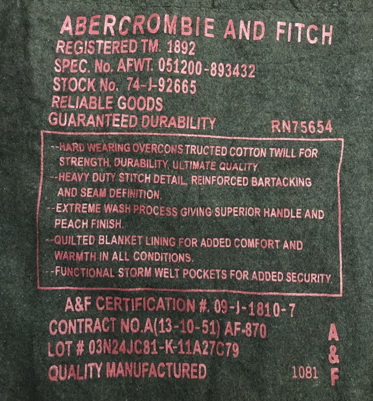 Abercrombie & Fitch Vintage Abercrombie And Fitch Jacket Size US M / EU 48-50 / 2 - 13 Thumbnail