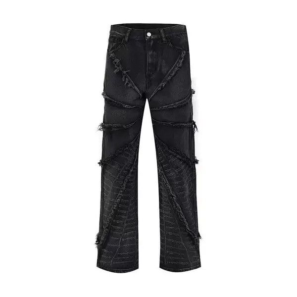 VIBE Vintage Heavy Duty Washed Raw Edge Jeans Size US 31 - 5 Thumbnail