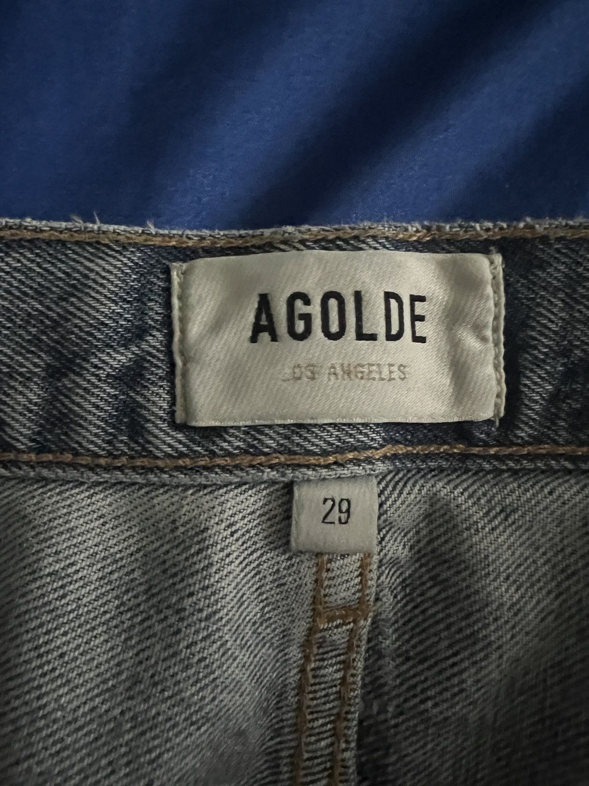 Agolde AGOLDE Blue 90’s Jeans Size US 29 - 3 Thumbnail
