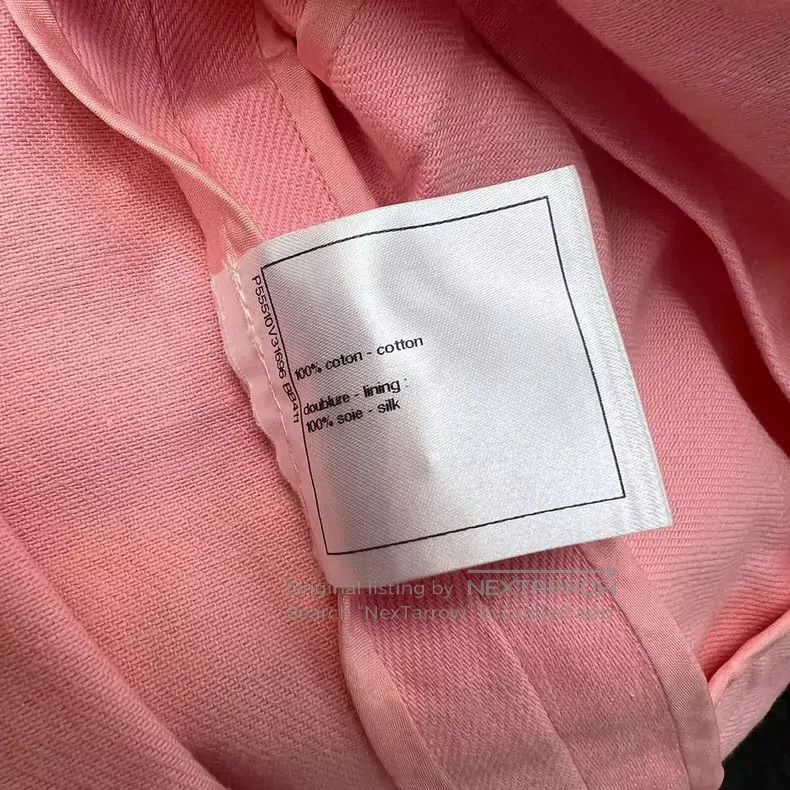 Chanel Chanel Pink denim jacket Size S / US 4 / IT 40 - 7 Thumbnail