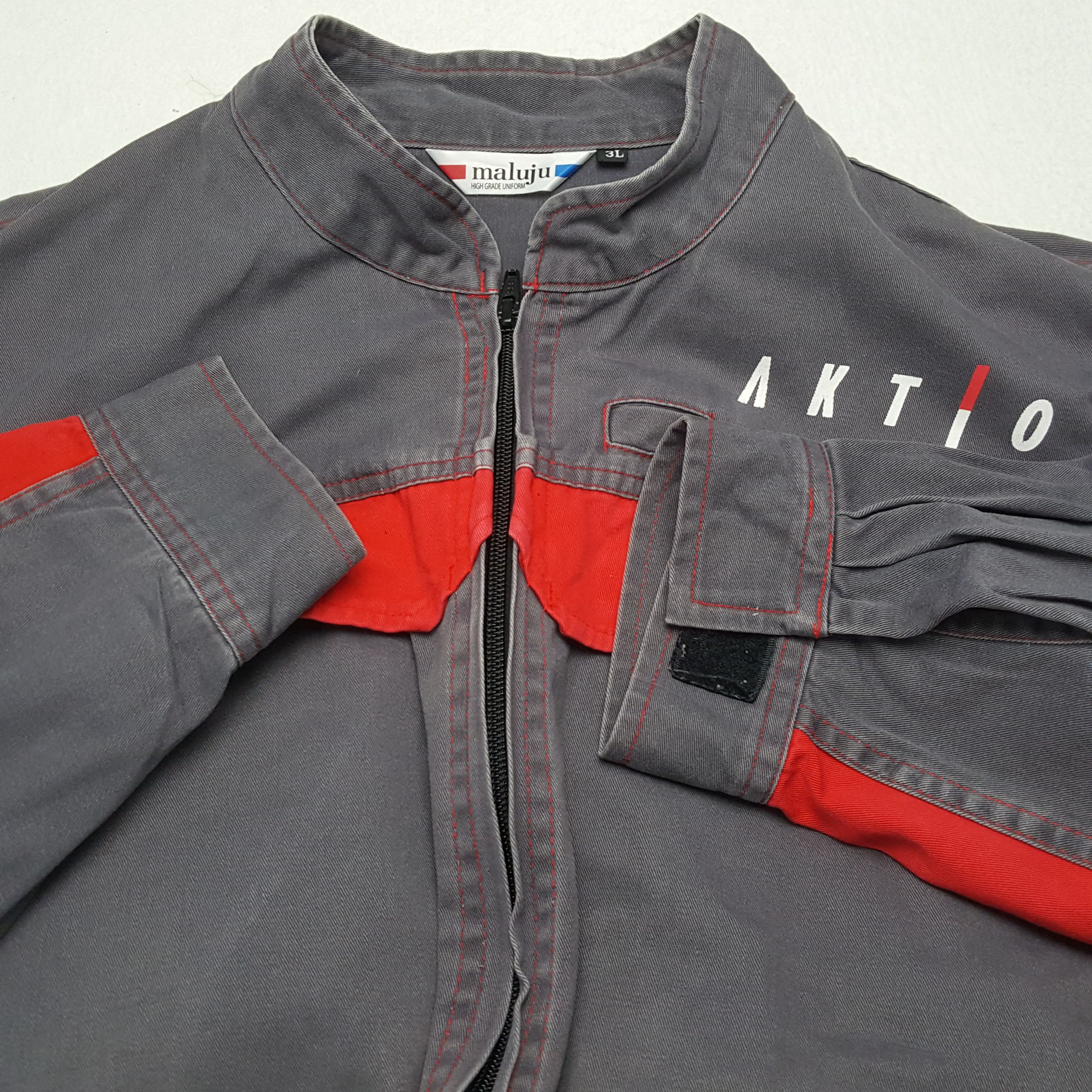Vintage AKTIO Motorsports Workwear Style Coverall Jacket Size US XL / EU 56 / 4 - 13 Thumbnail