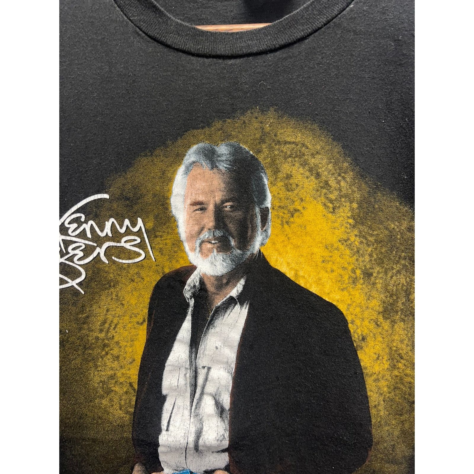 Hanes Vintage Kenny Rogers Shirt Productions Music Tour Tee 80s L Size US L / EU 52-54 / 3 - 3 Thumbnail