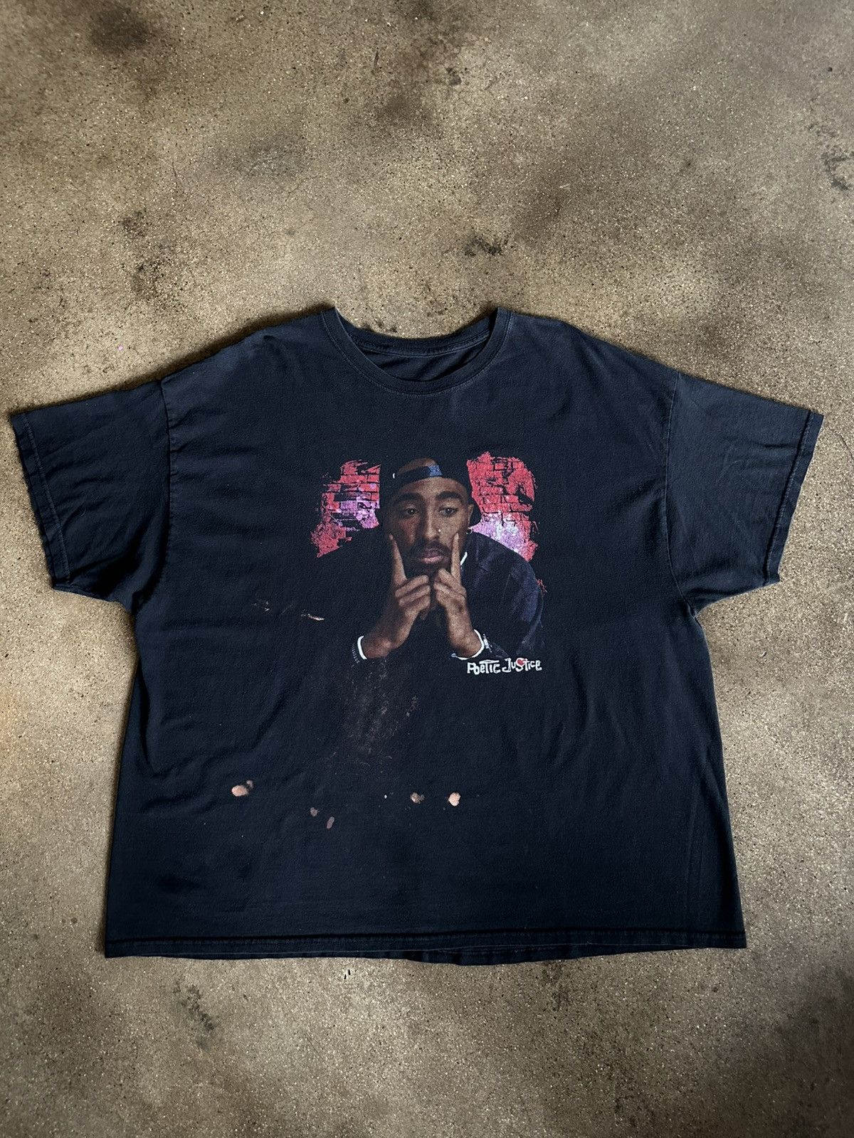 Vintage Tupac Poetic Justice Y2K rap tee Size US XL / EU 56 / 4 - 2 Thumbnail