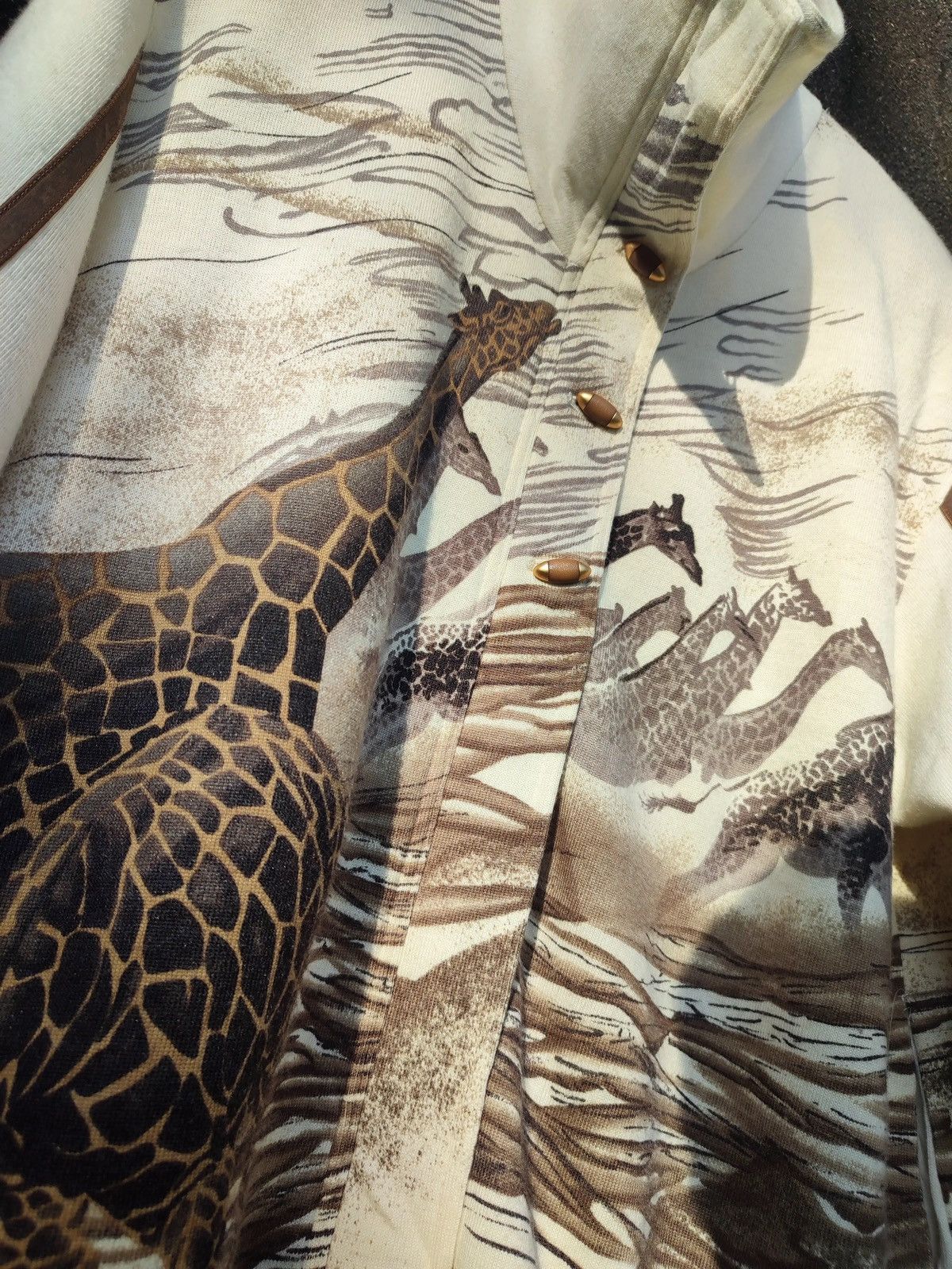 Paoloni × Vintage Vintage Franca V. Paoloni Safari Giraffe Print Jacket Size US M / EU 48-50 / 2 - 4 Thumbnail