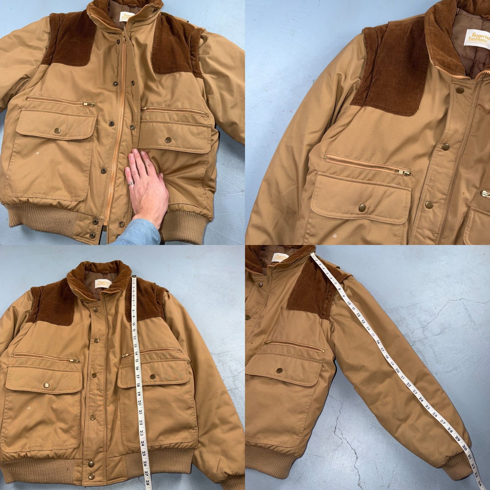 Vintage VINTAGE Fingerhut Fashions Coat Puffer Ski Winter Casual Mens XL Brown 70s Nylon Full Zip Size US XL / EU 56 / 4 - 8 Thumbnail