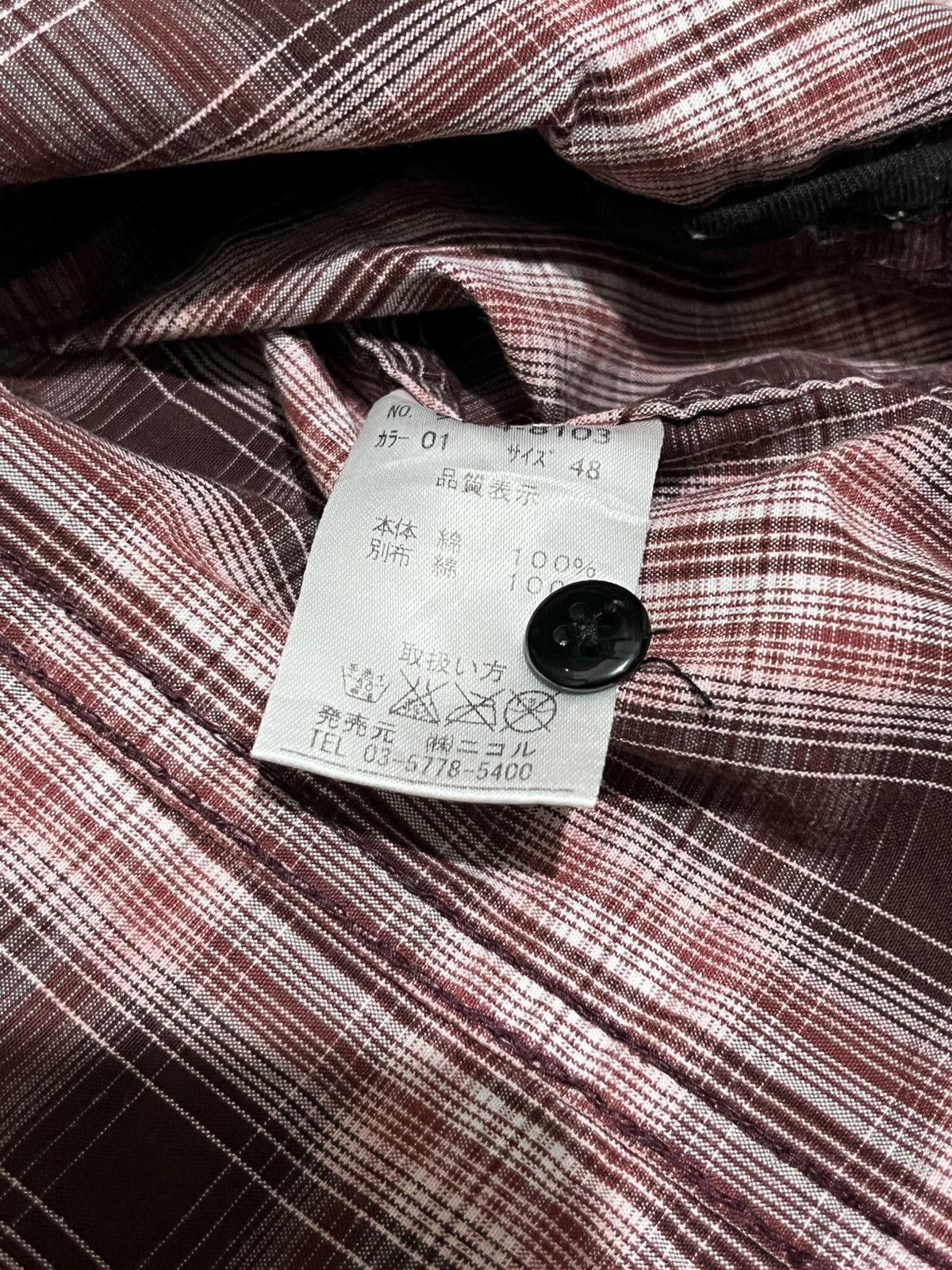 Japanese Brand × Nicole Club Nicole Club For Men Hidden Hoodie Plaid Size US M / EU 48-50 / 2 - 7 Thumbnail
