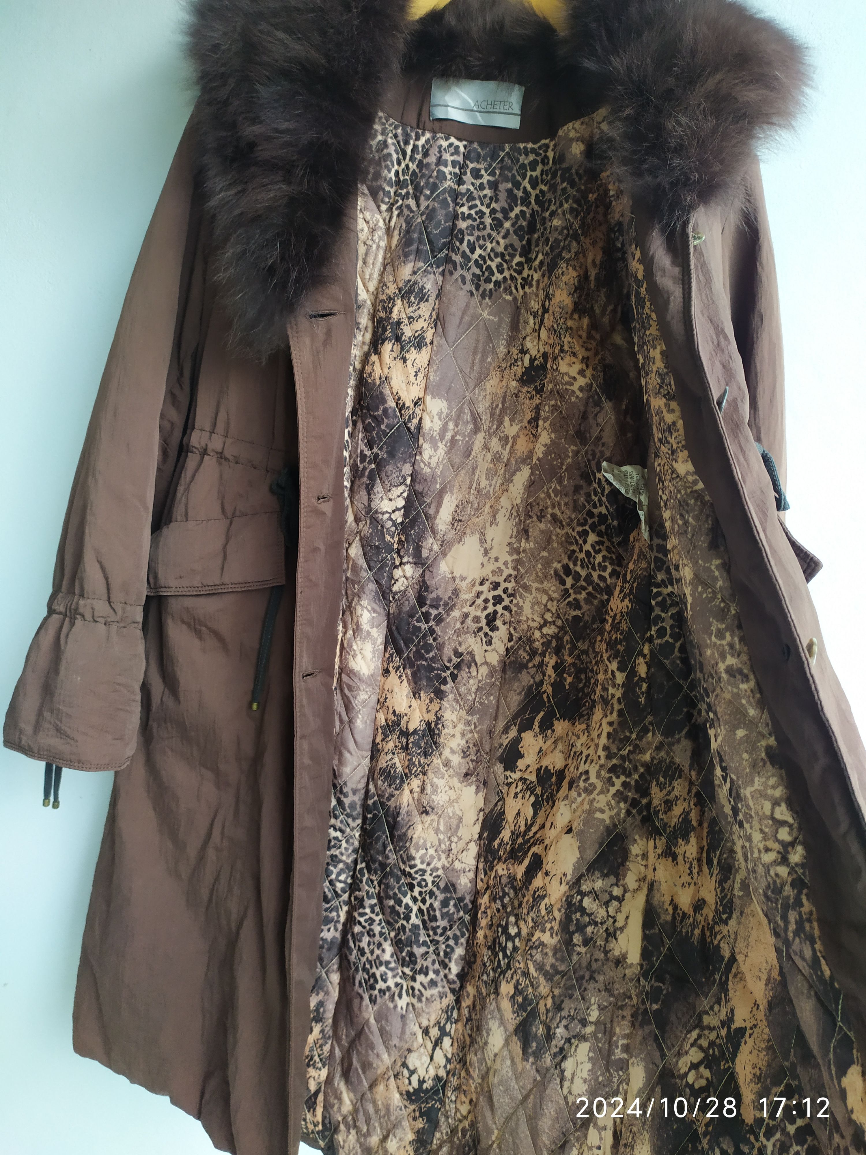 If Six Was Nine × Japanese Brand Vintage Acheter Fur brown Long jacket Size US L / EU 52-54 / 3 - 3 Thumbnail