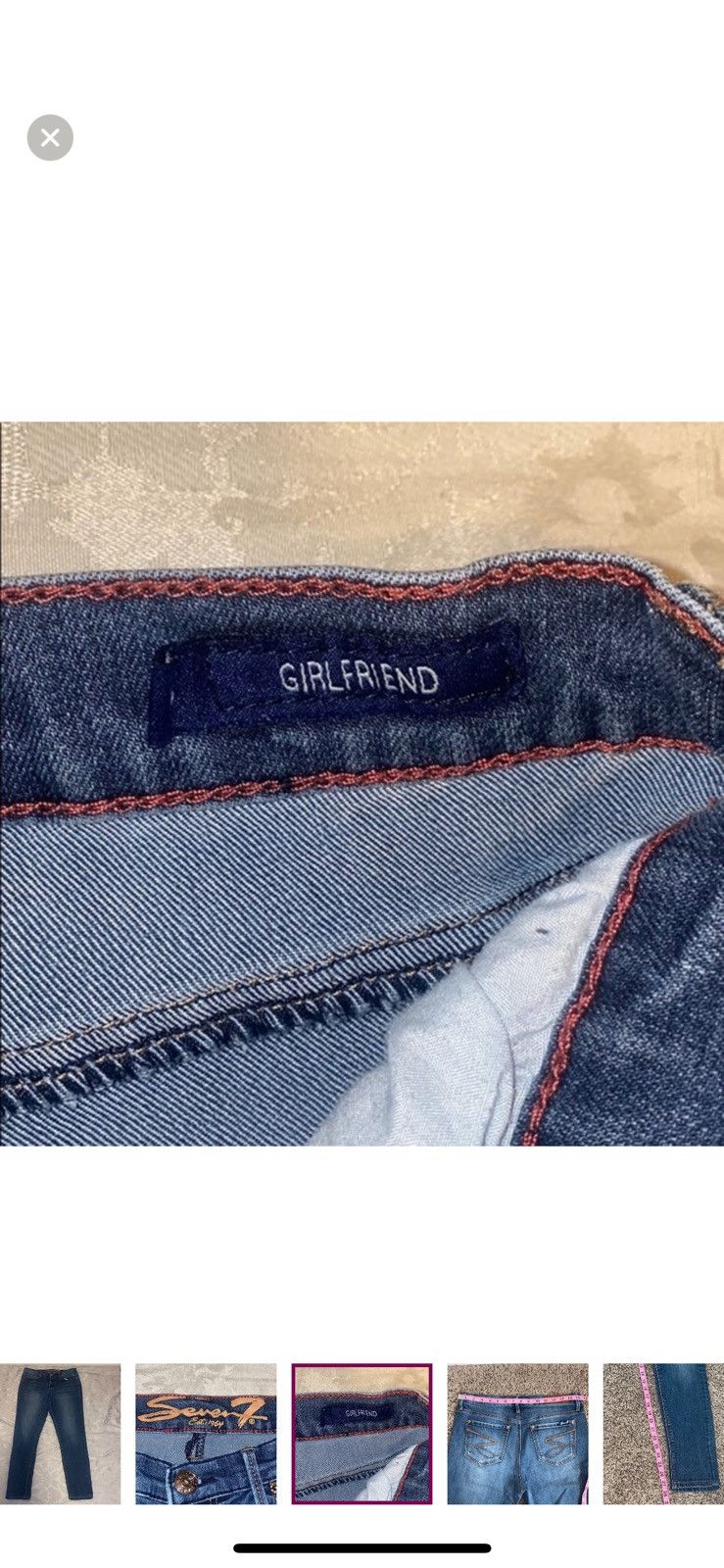 Seven 7 Seven 7 girlfriend jeans size 6 Size 28" / US 6 / IT 42 - 6 Thumbnail
