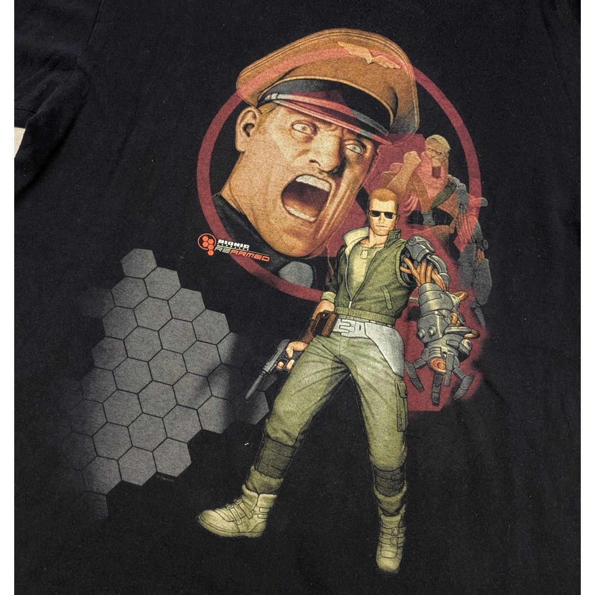 Anvil × Vintage Bionic Commando ReArmed Capcom Playstation promo t-shirt Size US L / EU 52-54 / 3 - 2 Thumbnail