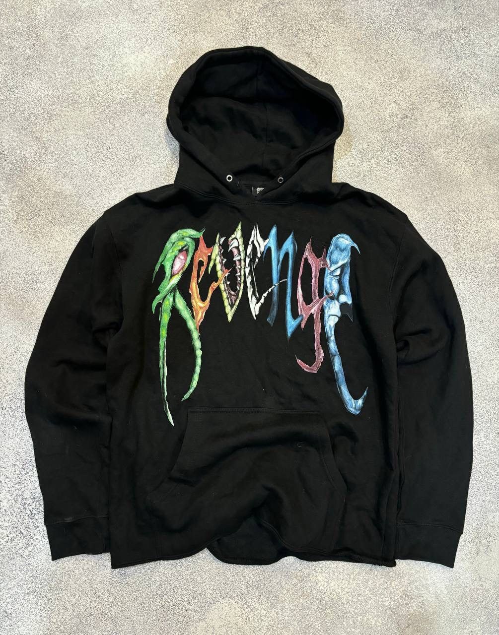 Japanese Brand Revenge x Trippie Redd Trippie Reptile Logo Hoodie in Black Size US L / EU 52-54 / 3 - 1 Thumbnail