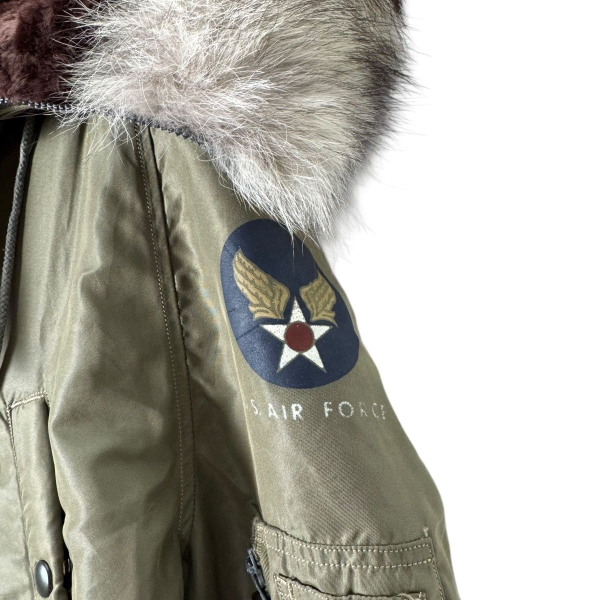 Buzz Rickson's 🔥BUZZ RICKSONS FUR HOODIE TYPE N-3 JACKET Size US S / EU 44-46 / 1 - 5 Thumbnail