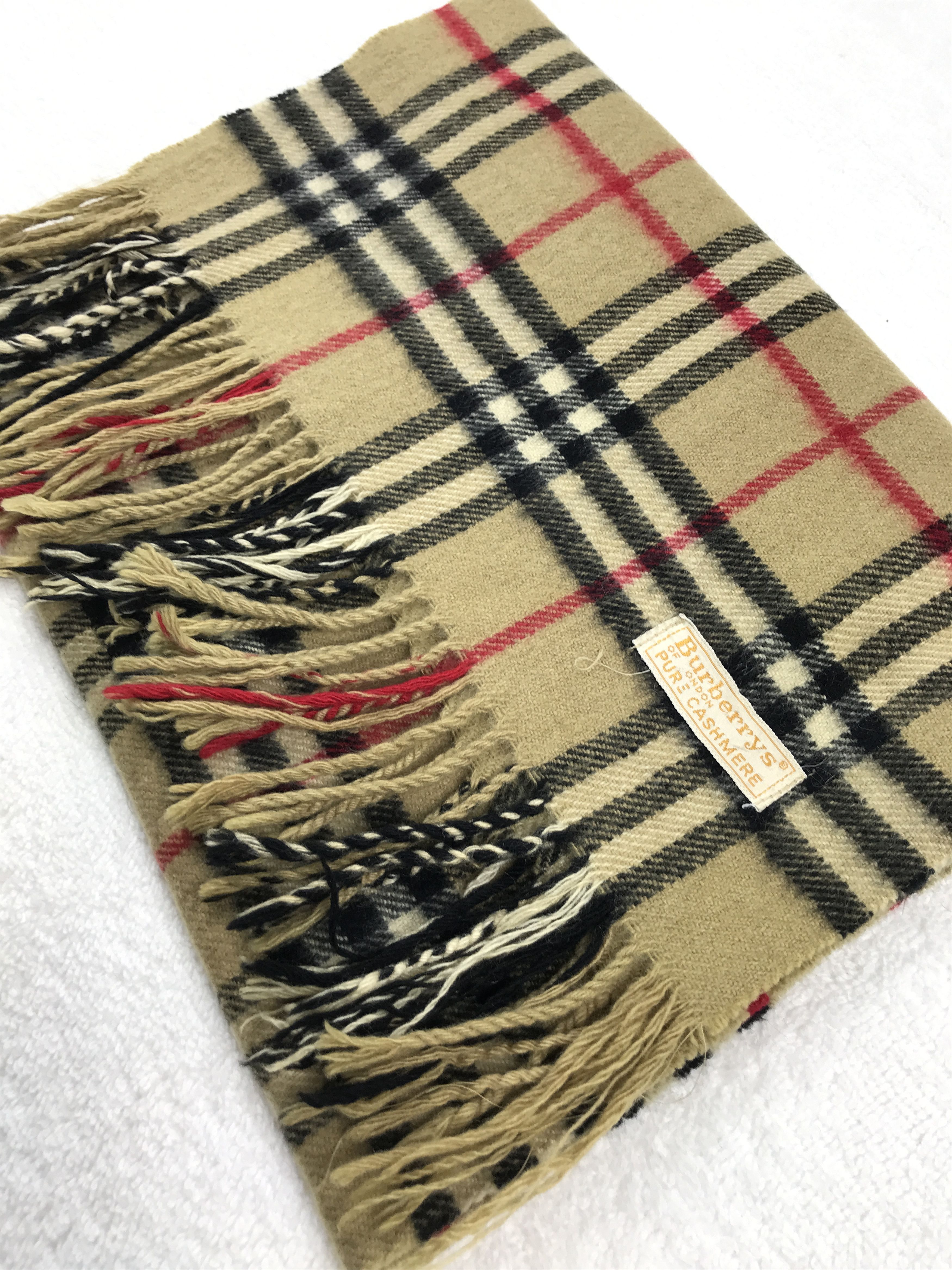 Burberry Vintage Burberry Scarf Muffler Wool Cashmere Novacheck Size ONE SIZE - 4 Thumbnail