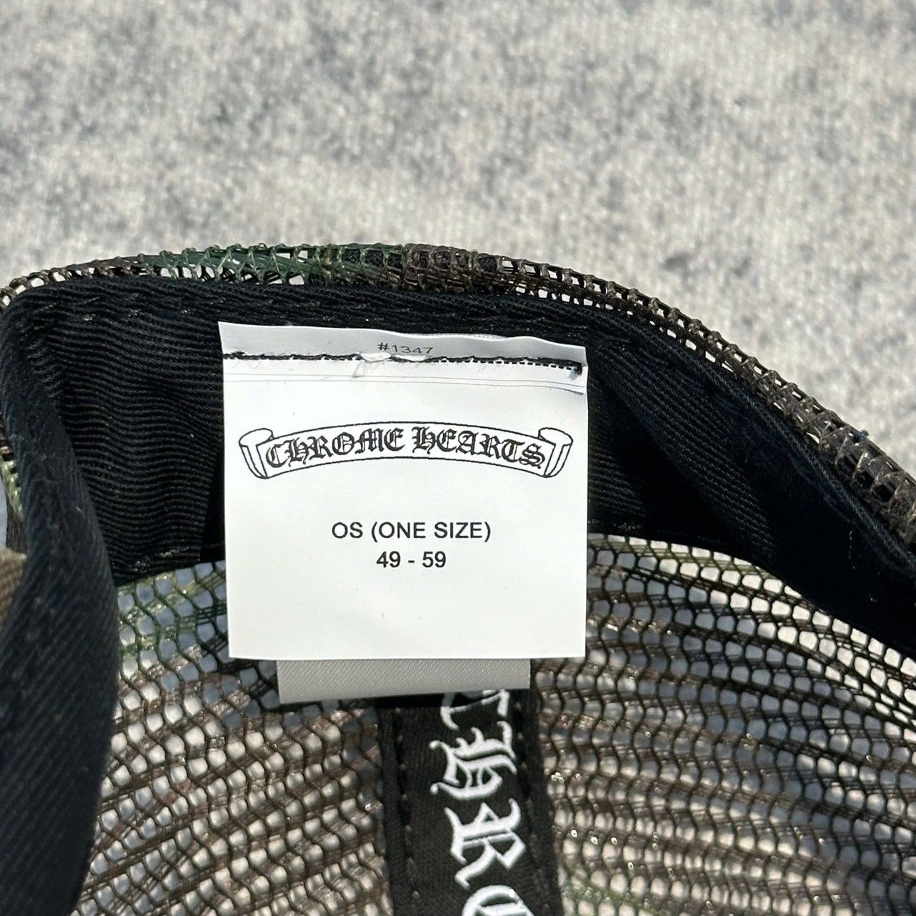 Chrome Hearts Chrome Hearts CH Hollywood Trucket hat camo Size ONE SIZE - 7 Thumbnail
