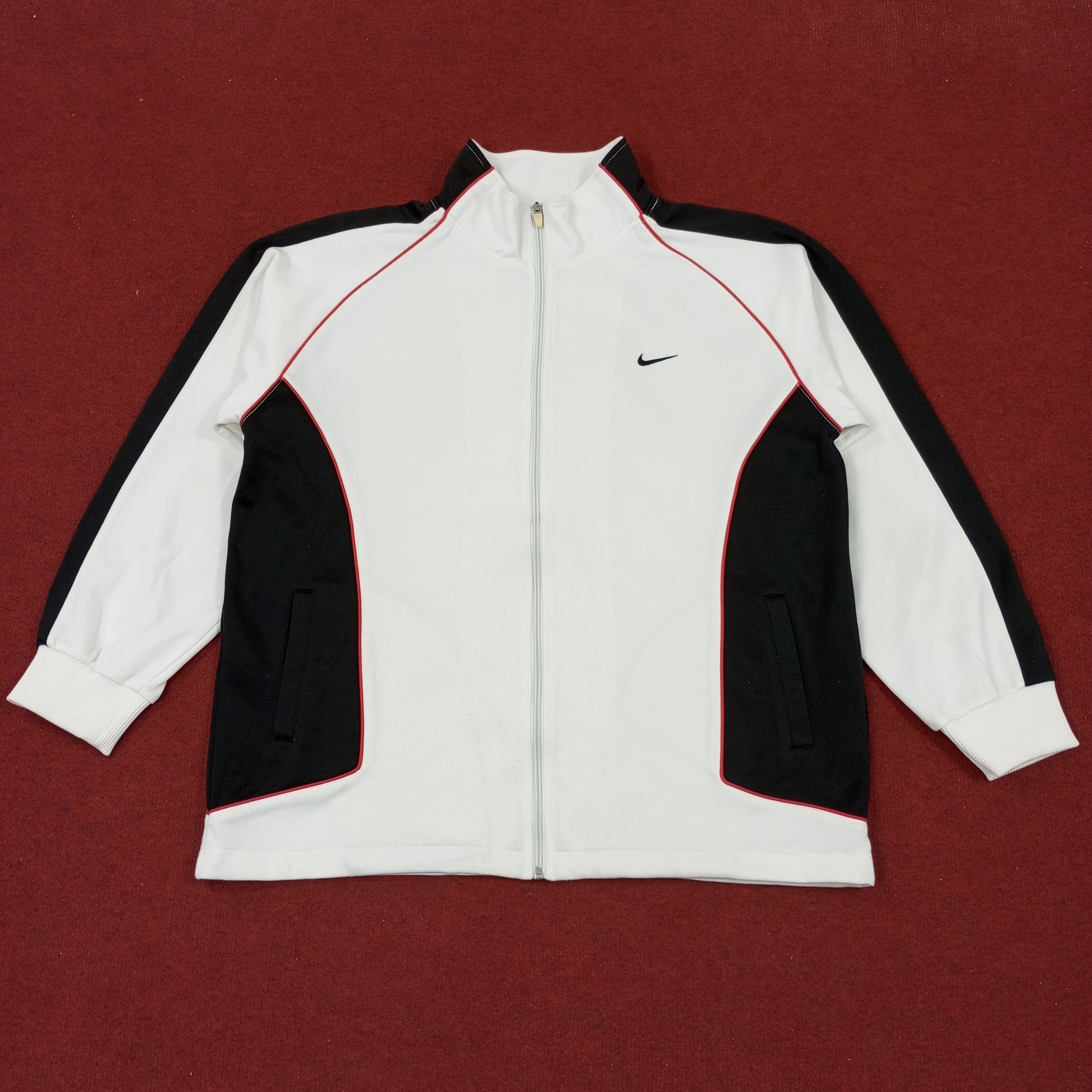 Nike Nike Big Logo Design Sportswear Style Jacket Size US L / EU 52-54 / 3 - 3 Thumbnail