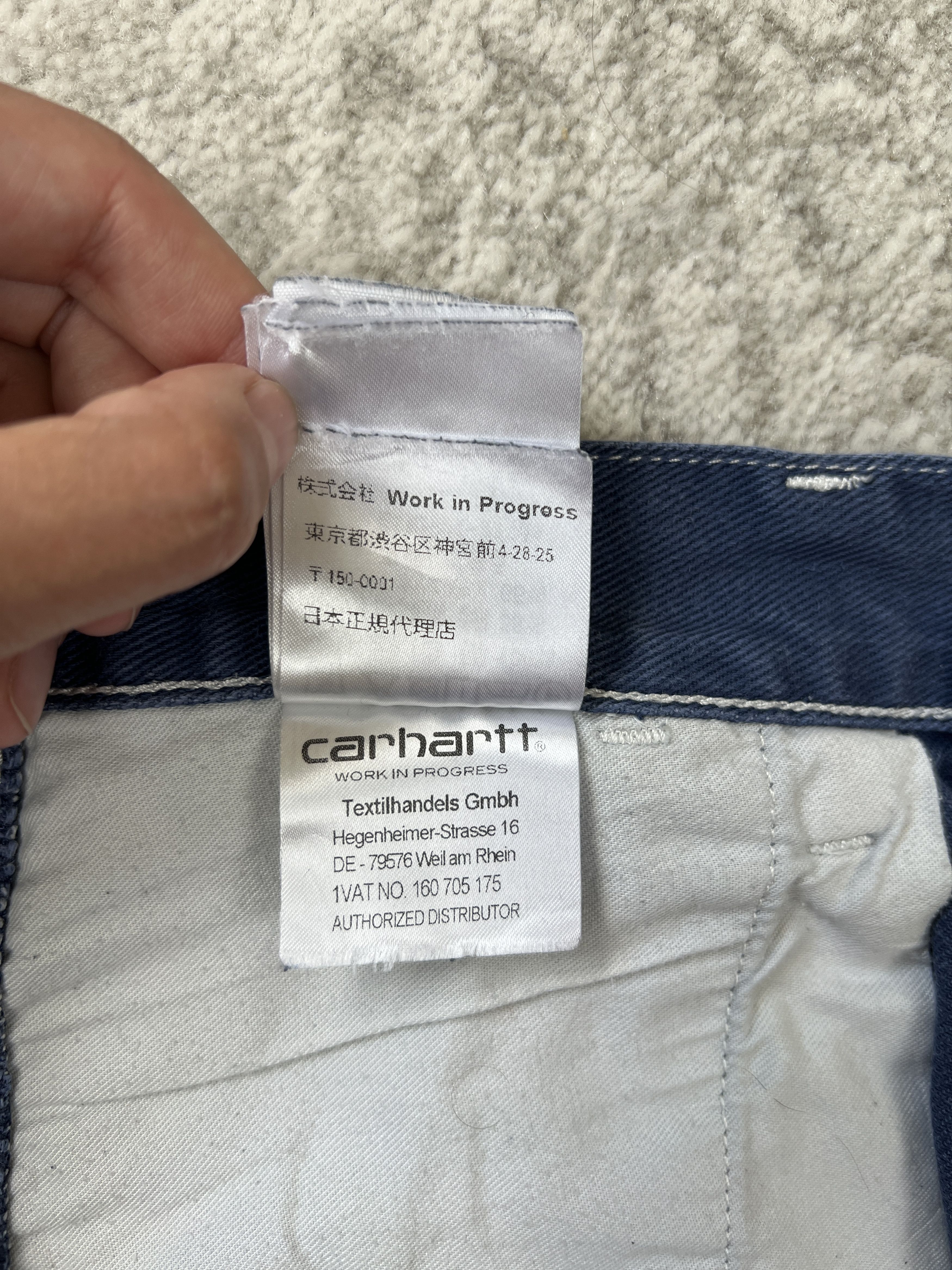 Carhartt Wip Carhartt WIP Penrod Shorts Blue Workwear Fit (30) Size US 30 / EU 46 - 16 Thumbnail