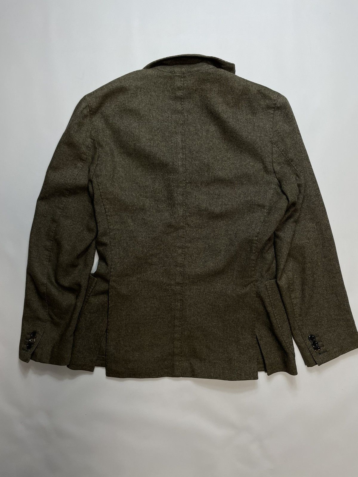 Boglioli Boglioli Herringbone Wool K-Jkt Unstructured Blazer 46 Size 46R - 9 Thumbnail