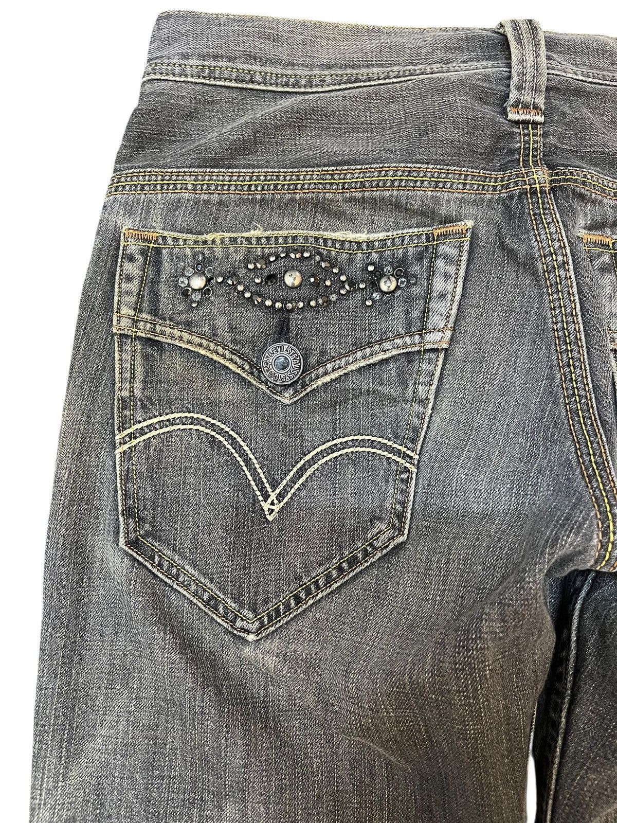 Le Grande Bleu (L.G.B.) × Levi's Vintage Levi’s 502 Studded Punk Faded Grunge Denim Size US 33 - 10 Thumbnail