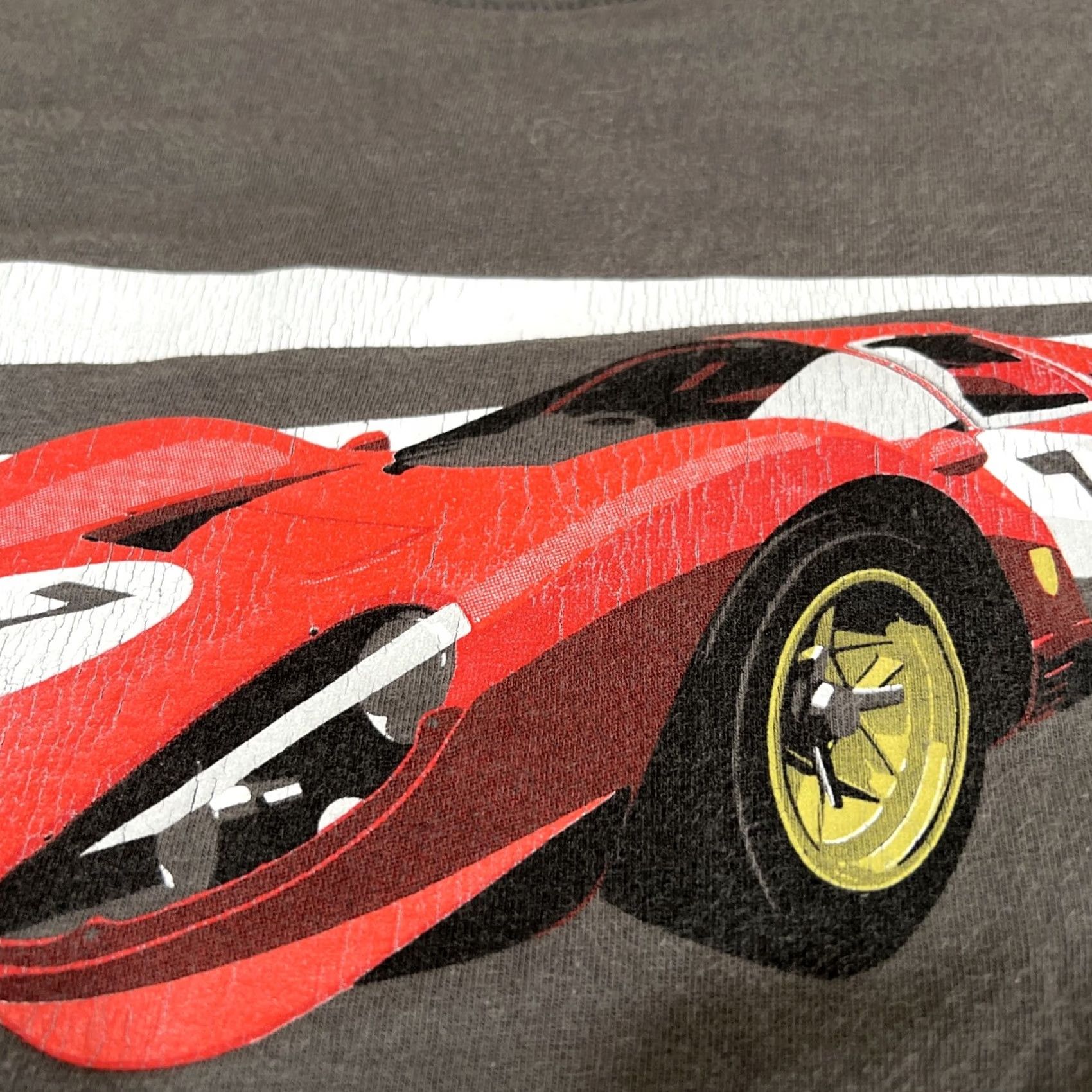 Hanes Blipshift Hanes Beffy T Graphic T shirt Cotton Race Car Cracking Gray Men’s 2XL Size US XXL / EU 58 / 5 - 2 Thumbnail