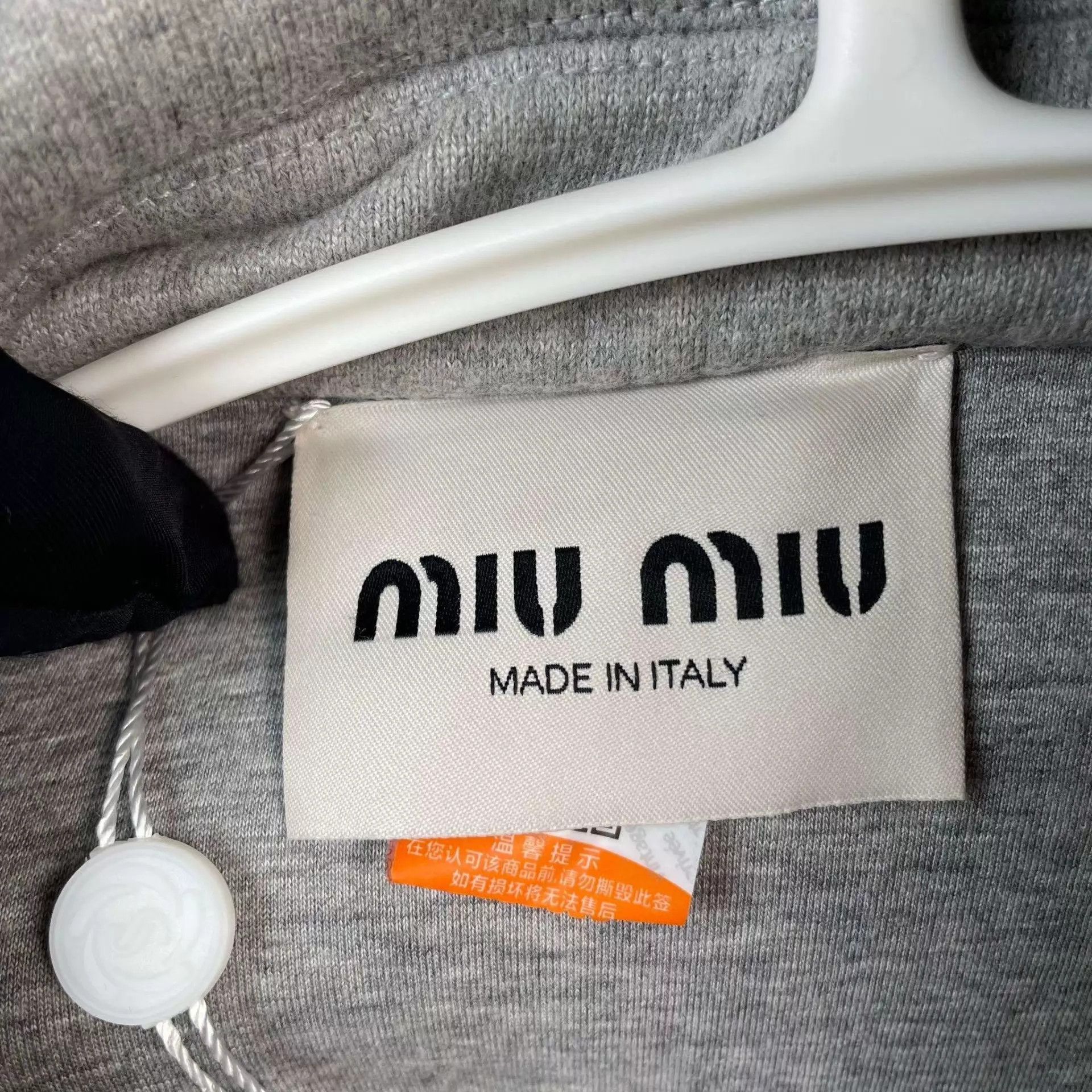 Miu Miu MIU MIU Gray 38 97 New Jacket Size XS / US 0-2 / IT 36-38 - 5 Thumbnail