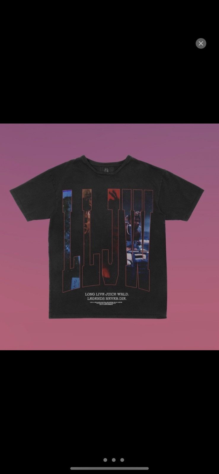 Juice WRLD x Lyrical Lemonade “LLJW” tee