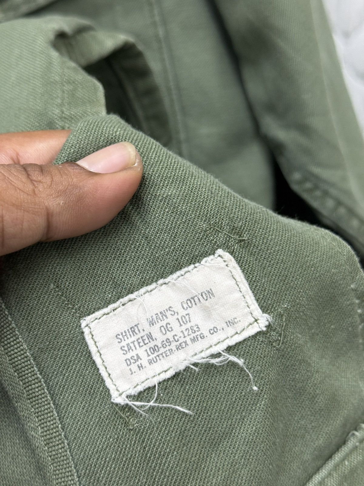 Vintage 🔥🔥🔥ARCHIVE VTG US ARMY OG 107 REWORK SHIRTS Size US M / EU 48-50 / 2 - 12 Thumbnail