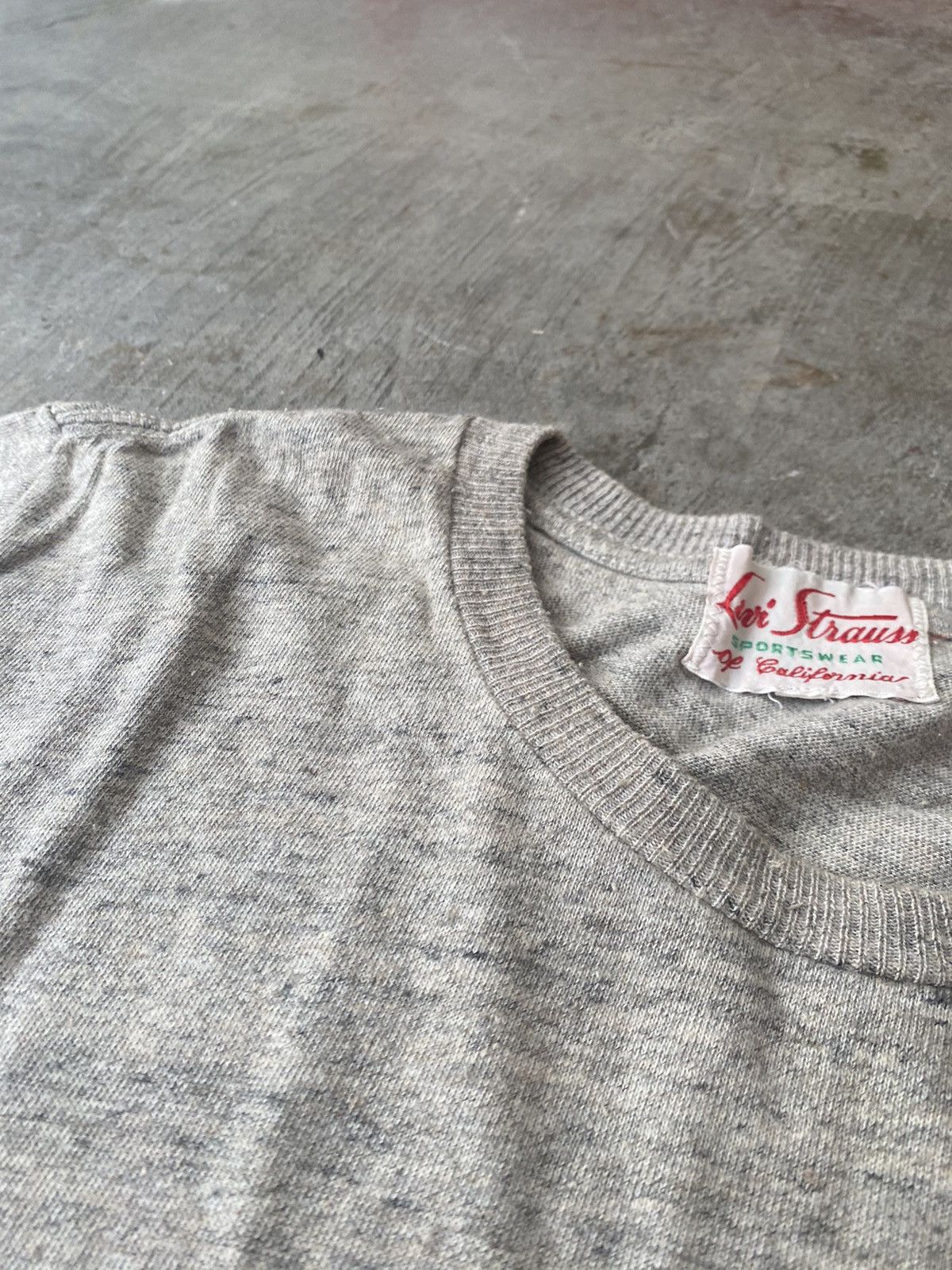Levi's Vintage Clothing Levis Vintage Clothing Heather Grey Tee Kapital RRL Visvim Size US S / EU 44-46 / 1 - 6 Thumbnail