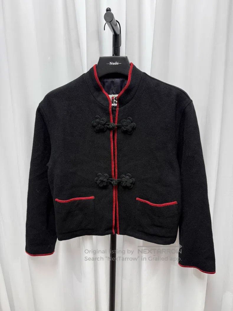 Issey Miyake Issey Miyake Front button stand collar jacket Size US M / EU 48-50 / 2 - 1 Thumbnail