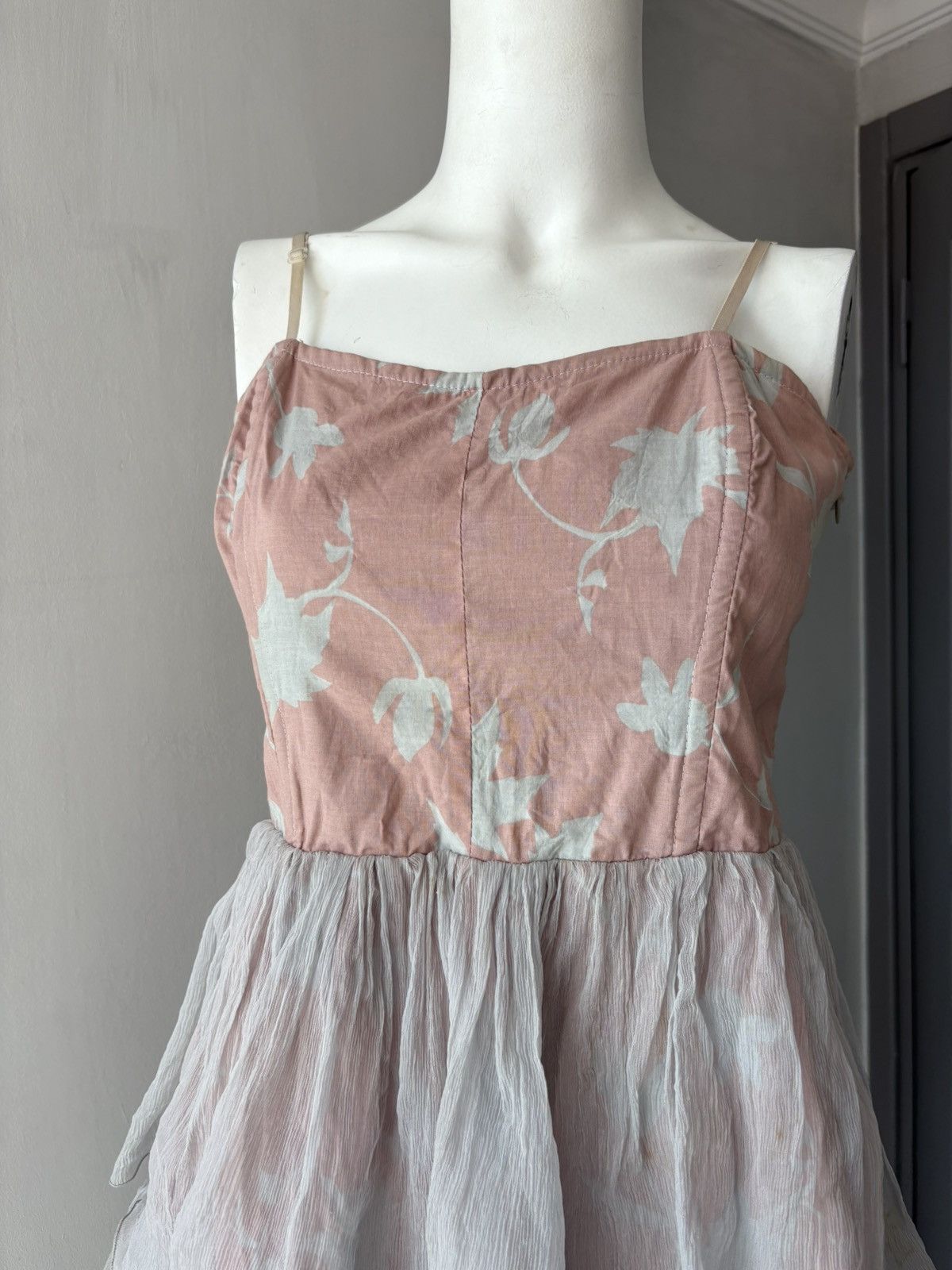 Vintage Jeff Gallano silk dress Size L / US 10 / IT 46 - 11 Thumbnail