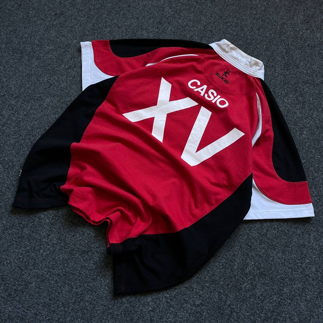 Genetic Manipulation Shinichiro Kuriya VTG Mans Rugby Kukri Earlsdon RFC 2005 Polo Casio xv 00s USA Size US XL / EU 56 / 4 - 4 Thumbnail