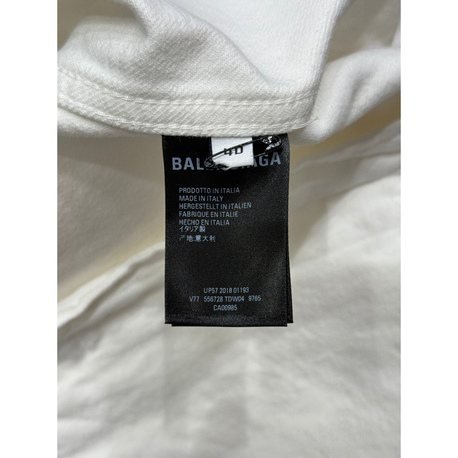 Balenciaga 2018 Balenciaga deconstructed oversized denim jacket Size US S / EU 44-46 / 1 - 12 Thumbnail