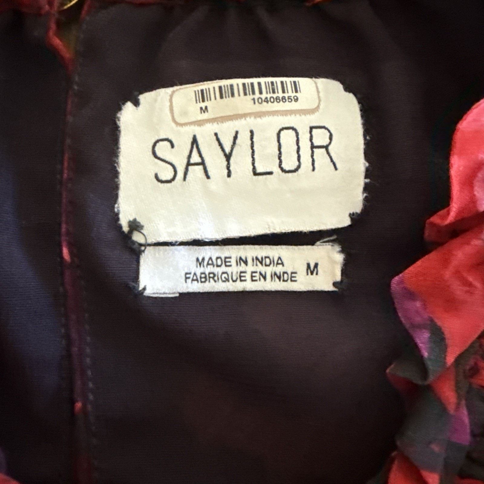 Saylor SAYLOR Beck Floral Top Red Orange Purple Multi Long Sleeve M Size M / US 6-8 / IT 42-44 - 5 Thumbnail