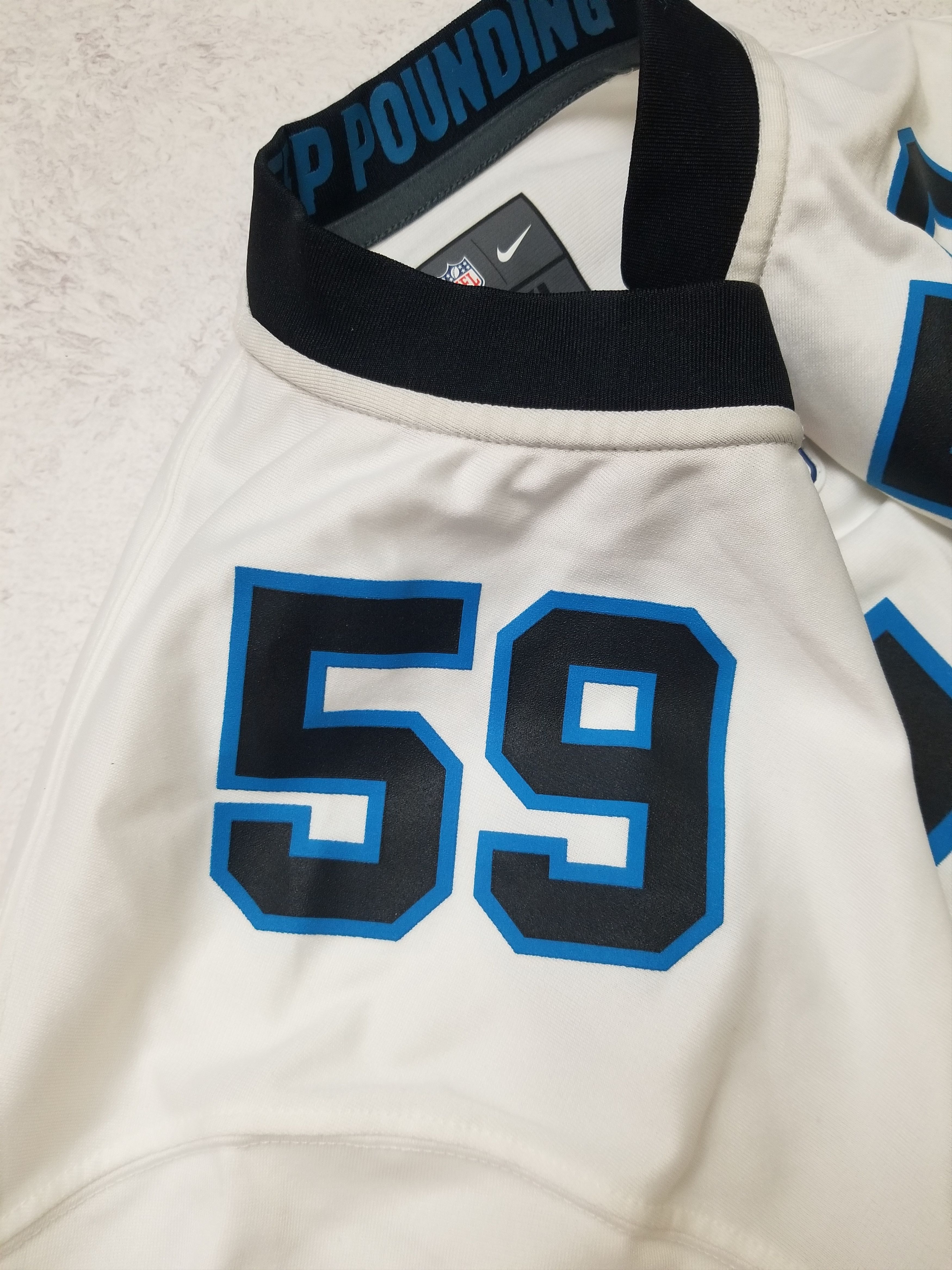 Nike Luke Keuchly #59 Carolina Panthers Nike OnField NFL Jersey Size US XXL / EU 58 / 5 - 12 Thumbnail