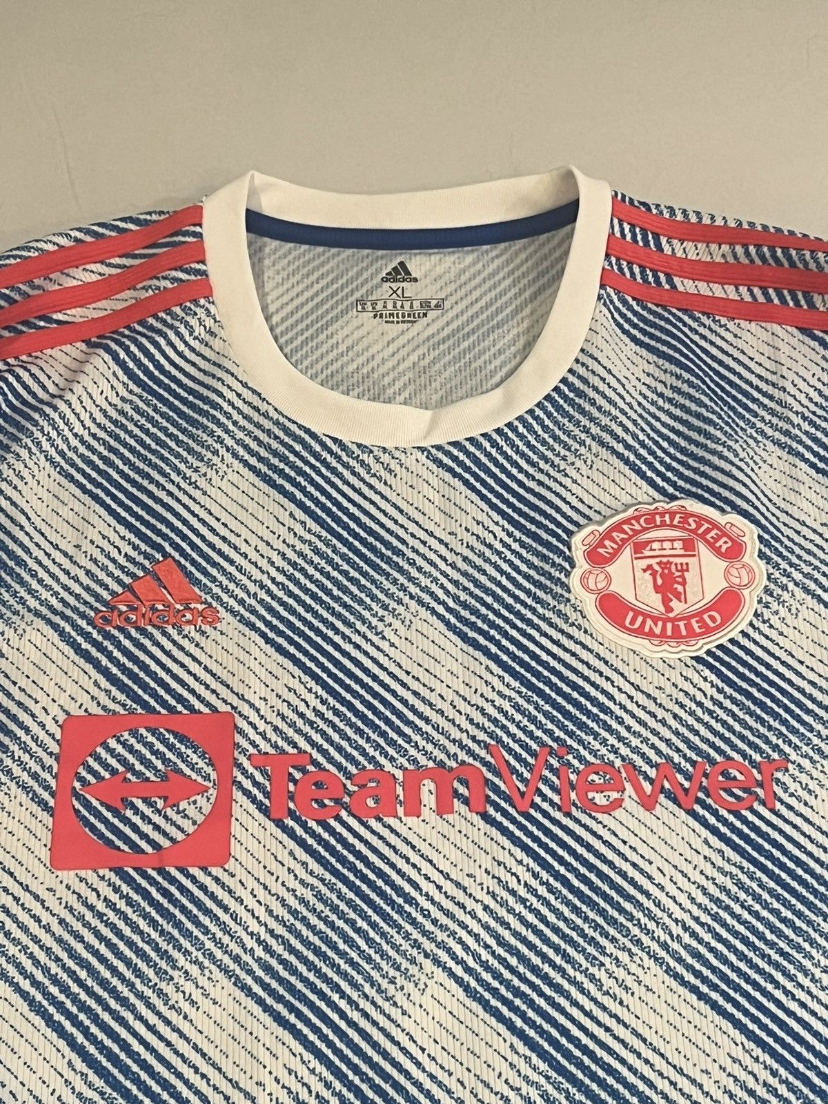 Adidas 2021/22 Men’ Manchester United Adidas Away Jersey Sancho 25 Size US XL / EU 56 / 4 - 2 Thumbnail