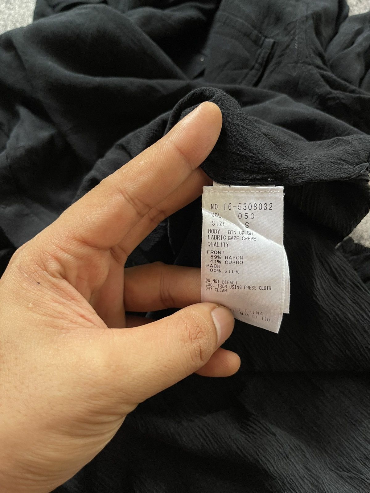 Helmut Lang Helmut Lang Big Pocket Black Long Shirt Size US M / EU 48-50 / 2 - 8 Thumbnail