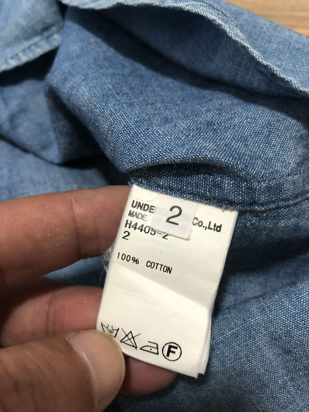 Undercover Undercoverism blue denim shirt Size US M / EU 48-50 / 2 - 7 Thumbnail