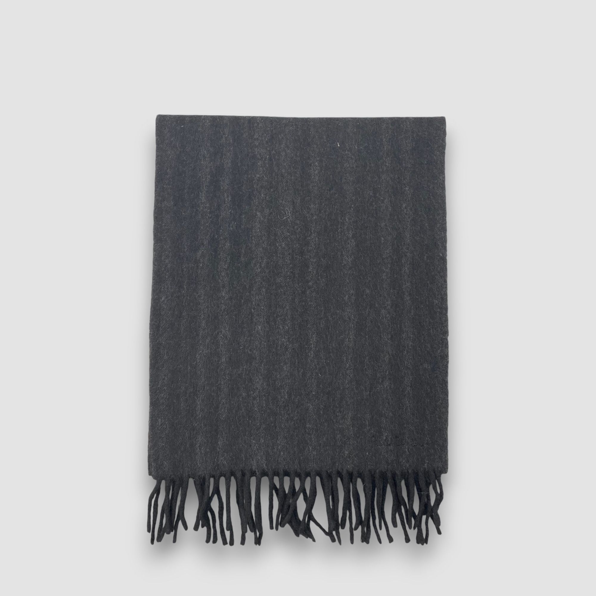 Paul Smith Vintage Paul Smith Scarf Muffler Wool Fringe Winter Scarves Size ONE SIZE - 2 Thumbnail