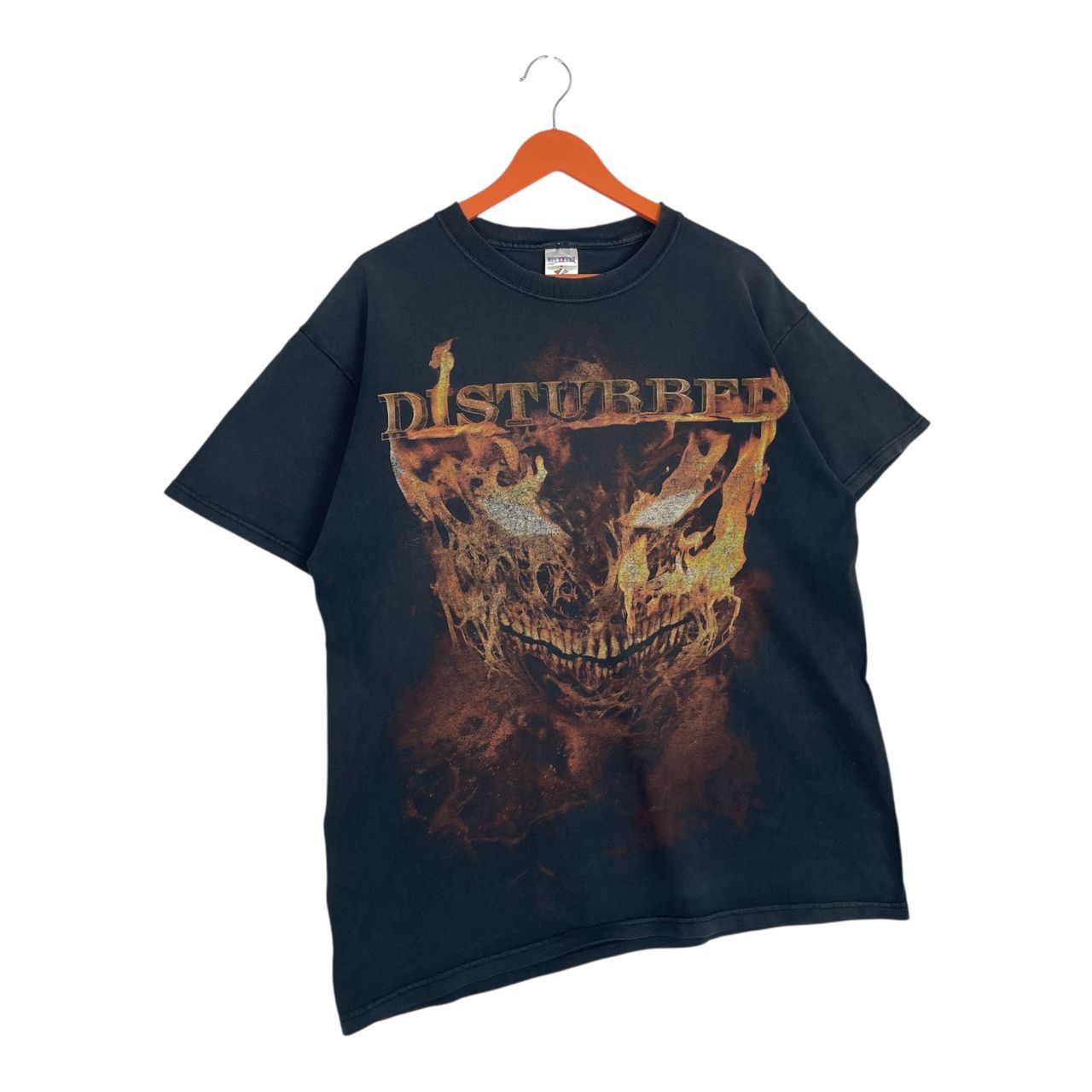 Band Tees Vintage Disturbed Big Logo Printed Crewneck Band Tee Size US L / EU 52-54 / 3 - 3 Thumbnail