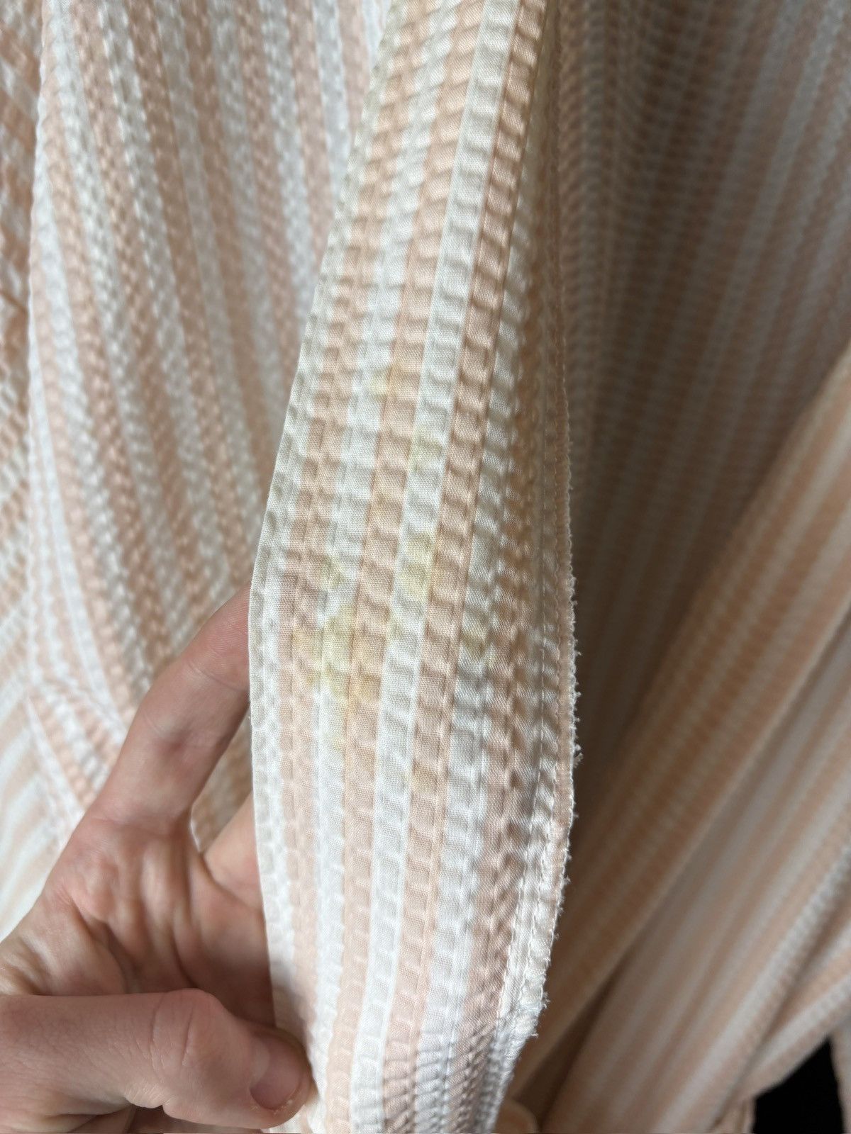 Sears Vintage Sears Robe Plisse Textured Pucker Striped Bath Sleep Size M / US 6-8 / IT 42-44 - 9 Thumbnail