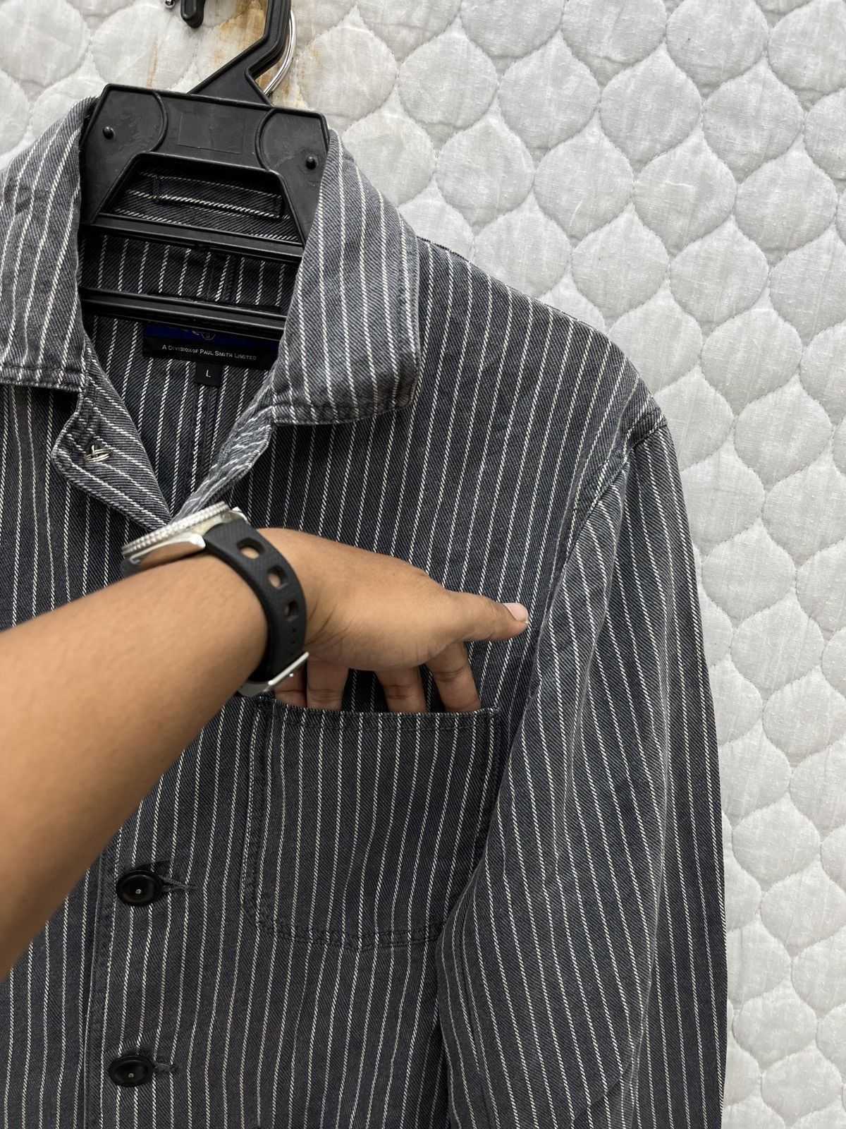 Paul Smith 🔥🔥🔥STEALS VTG R NEWBOLD PAUL SMITH HICKORY CHORE JACKET Size US S / EU 44-46 / 1 - 13 Thumbnail