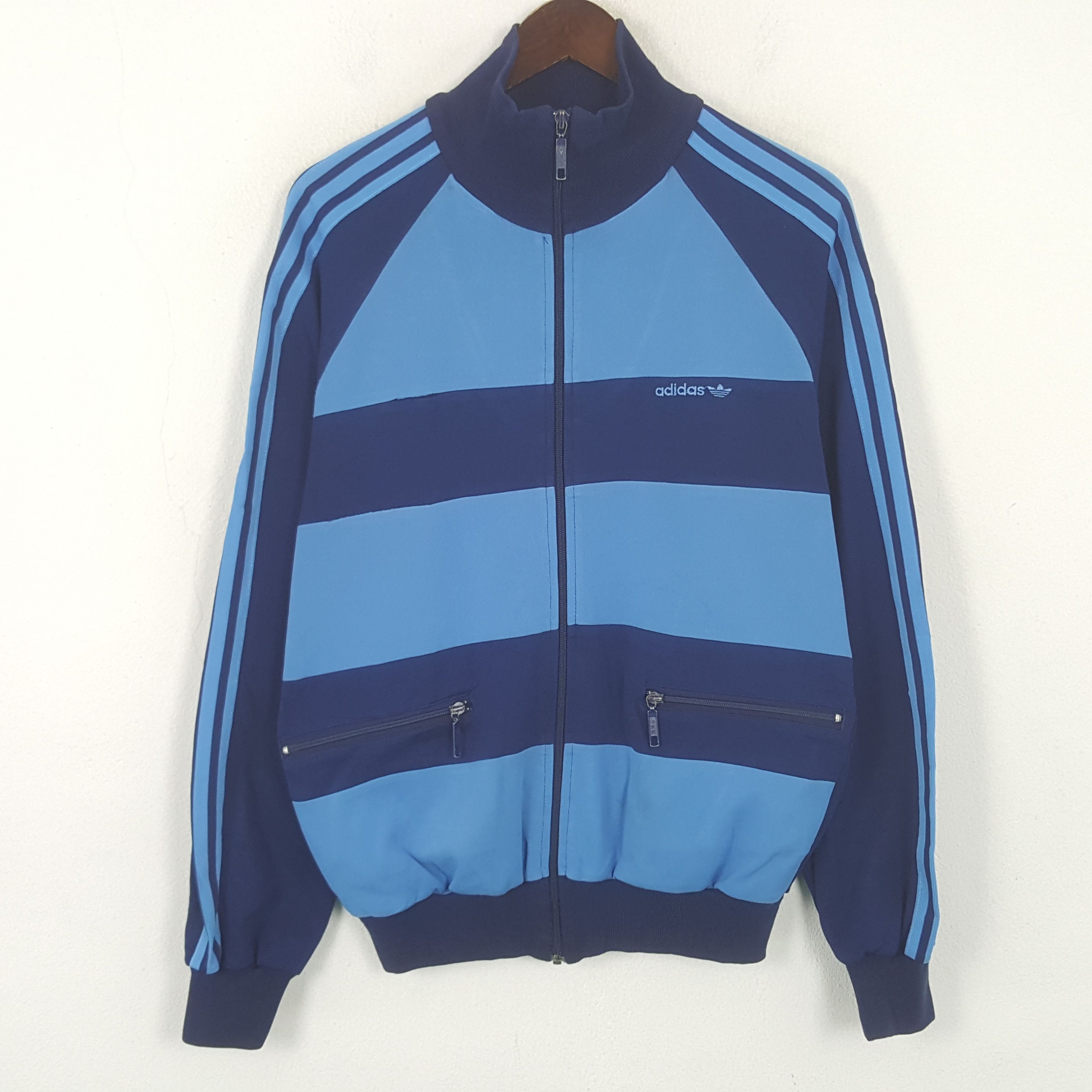 Sports Specialties Vintage 90’s Adidas Striped Track Top Jacket Size US L / EU 52-54 / 3 - 1 Thumbnail